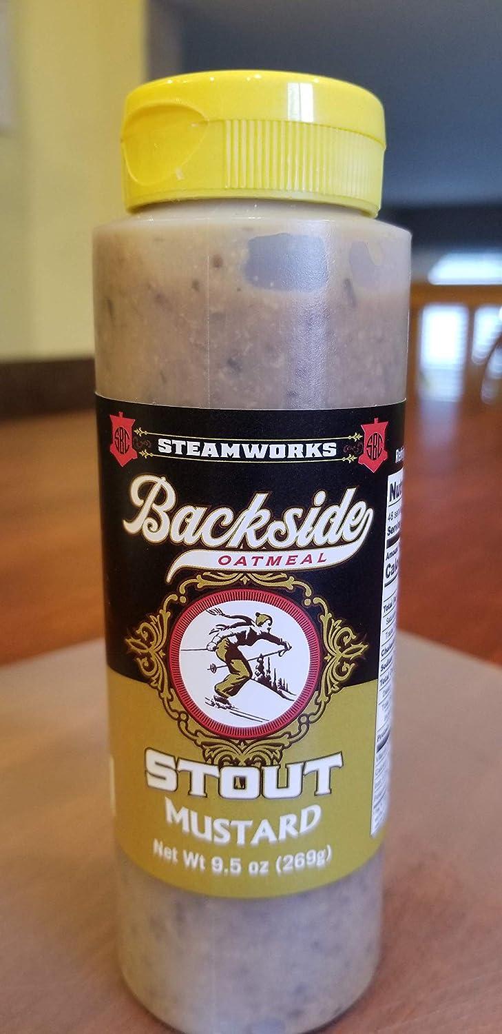 de'lightfully Steamworks Backside Stout Mustard 9.5 oz