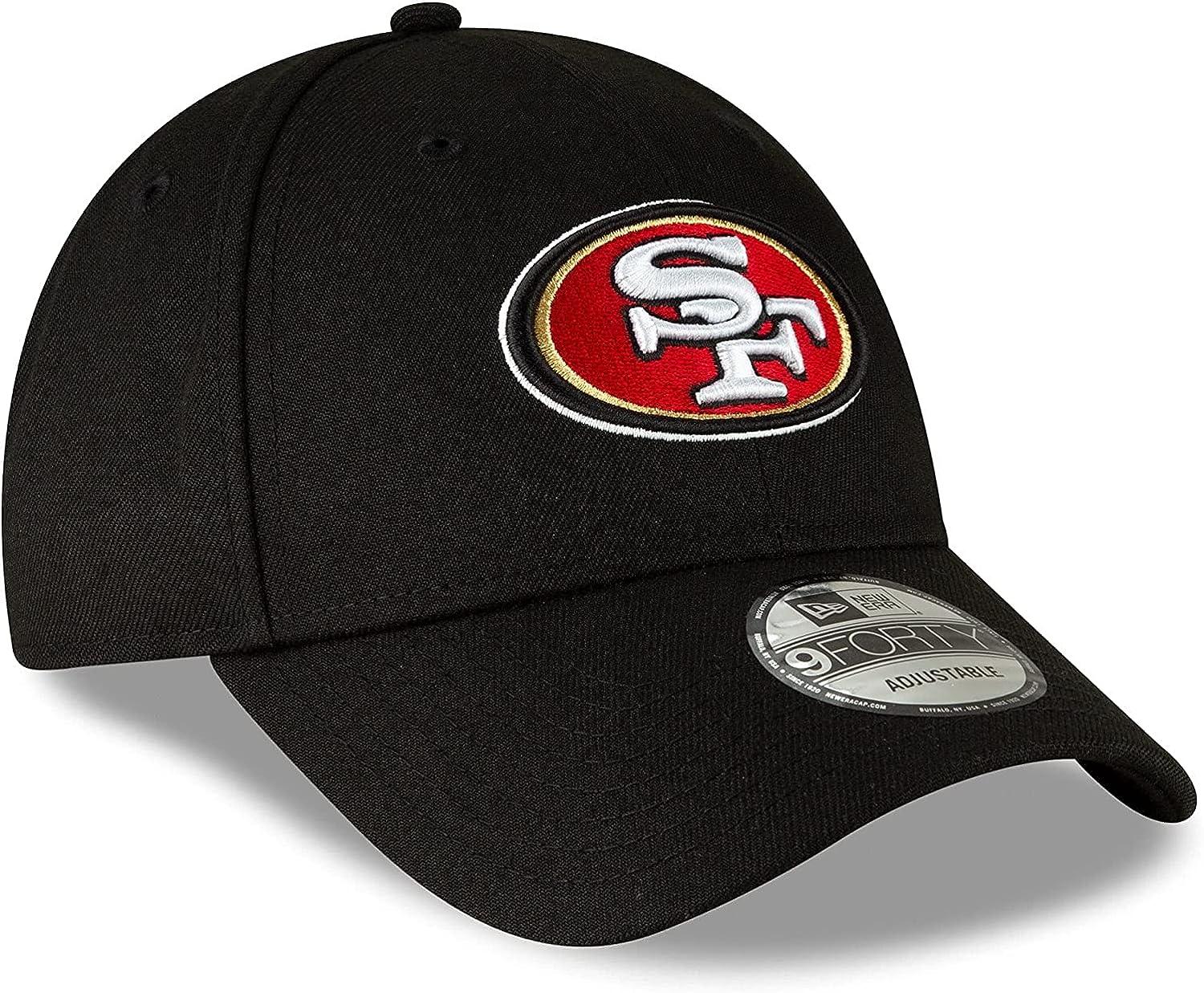 New Era NFL The League 9FORTY Adjustable Hat Cap One Size Fits All One Size San  Francisco 49ers Black