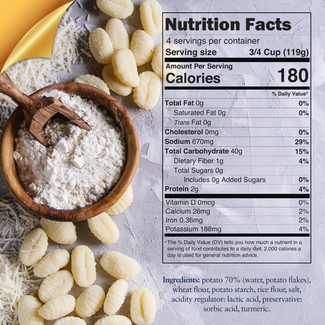 12 Pack Potato Gnocchi Cooks in 23 minutes Shelf Stable Mariella 12