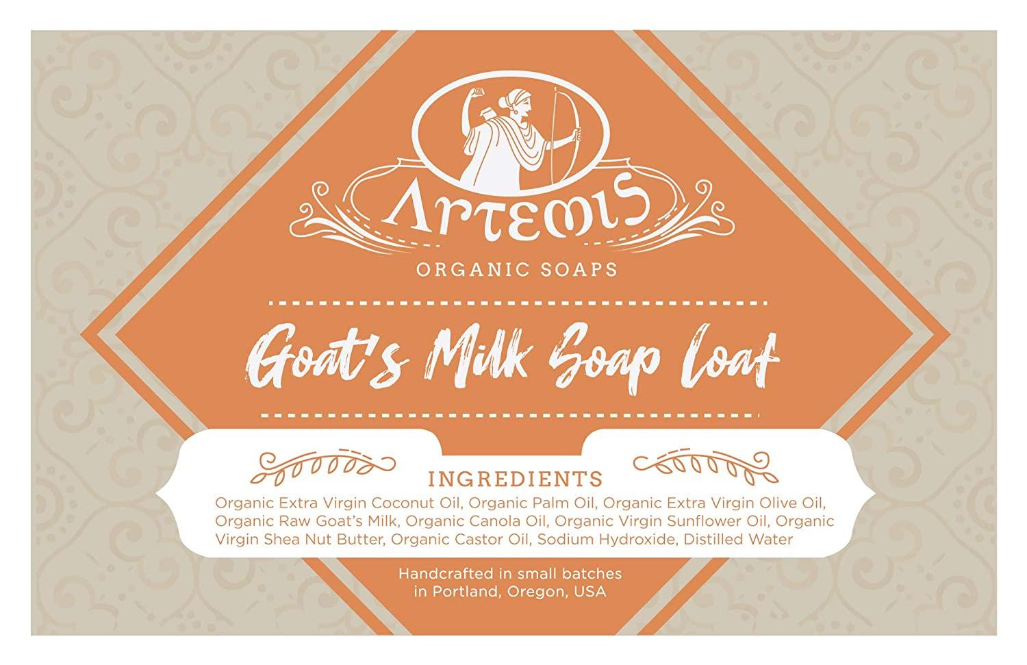 Organic Goat's Milk Soap Loaf - Cut Into 8 to 10 Soap Bars