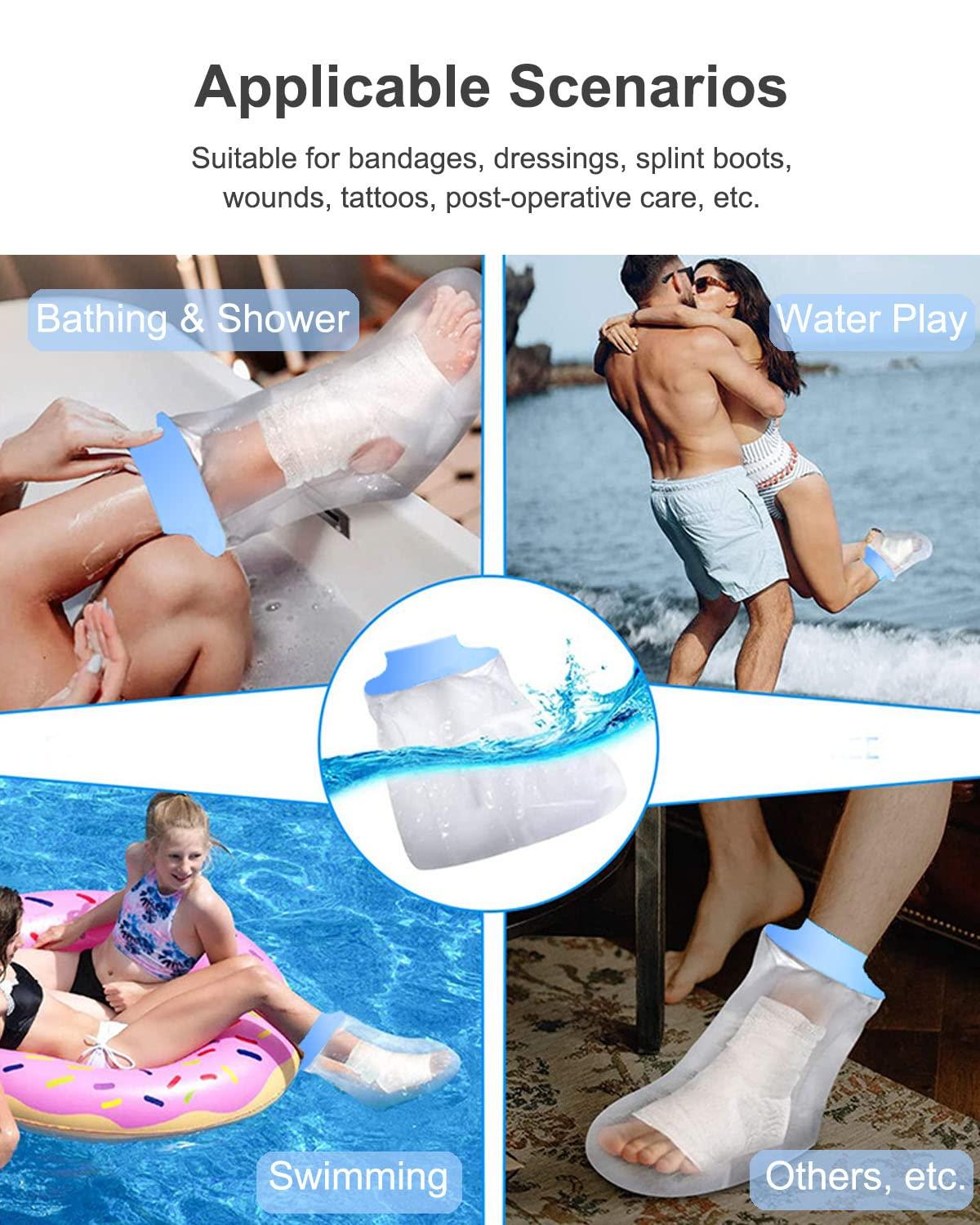 Sumifun Waterproof Foot Cast Covers For Shower Adult India - View #12
