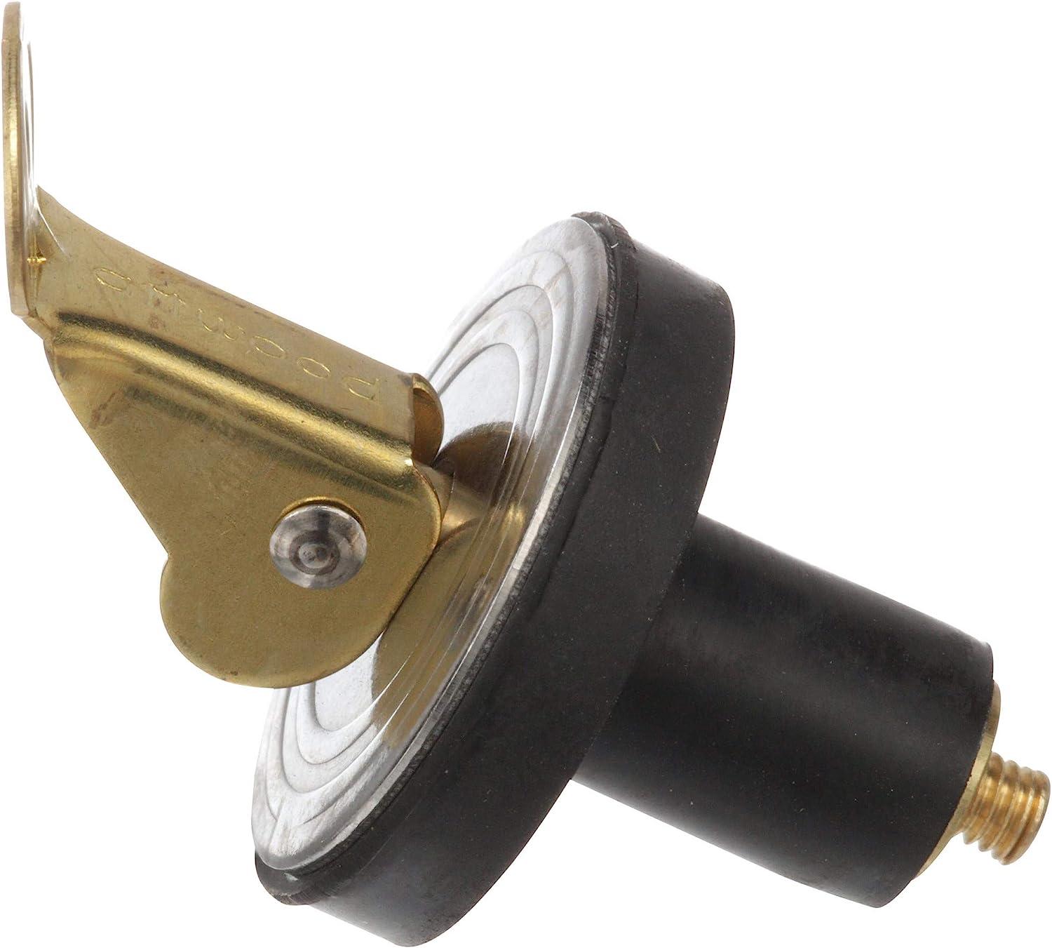 Attwood 7534A3 Brass Livewell/Bailer Drain Plug 1/2 Durable Brass