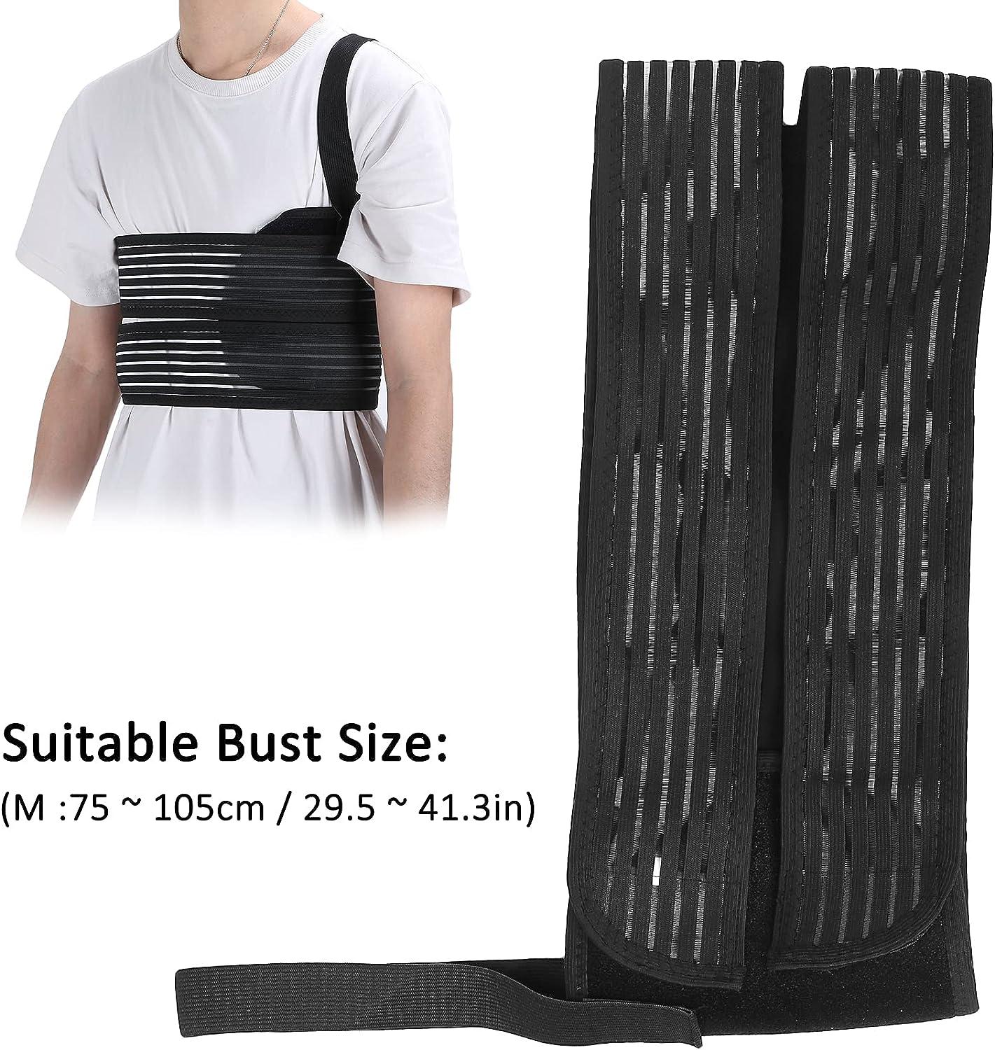 Adjustable Rib Straps, Chest Straps to Fix Fractures, Breathable Rib Brace for Men and Women