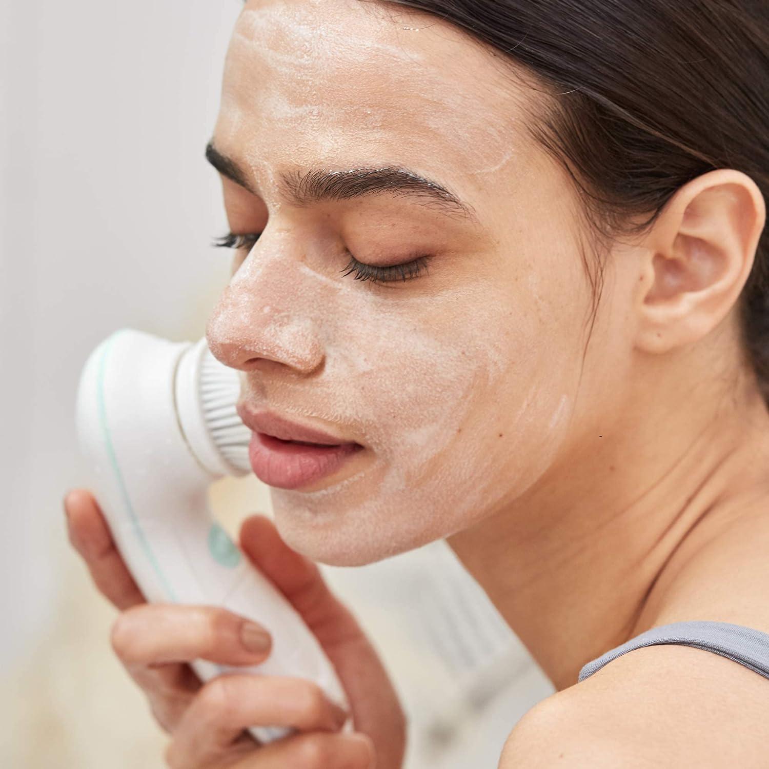 My Life My Shop Ultimate Spin Facial Cleansing Brush (Grey) Ultimate Skin Spa with 3