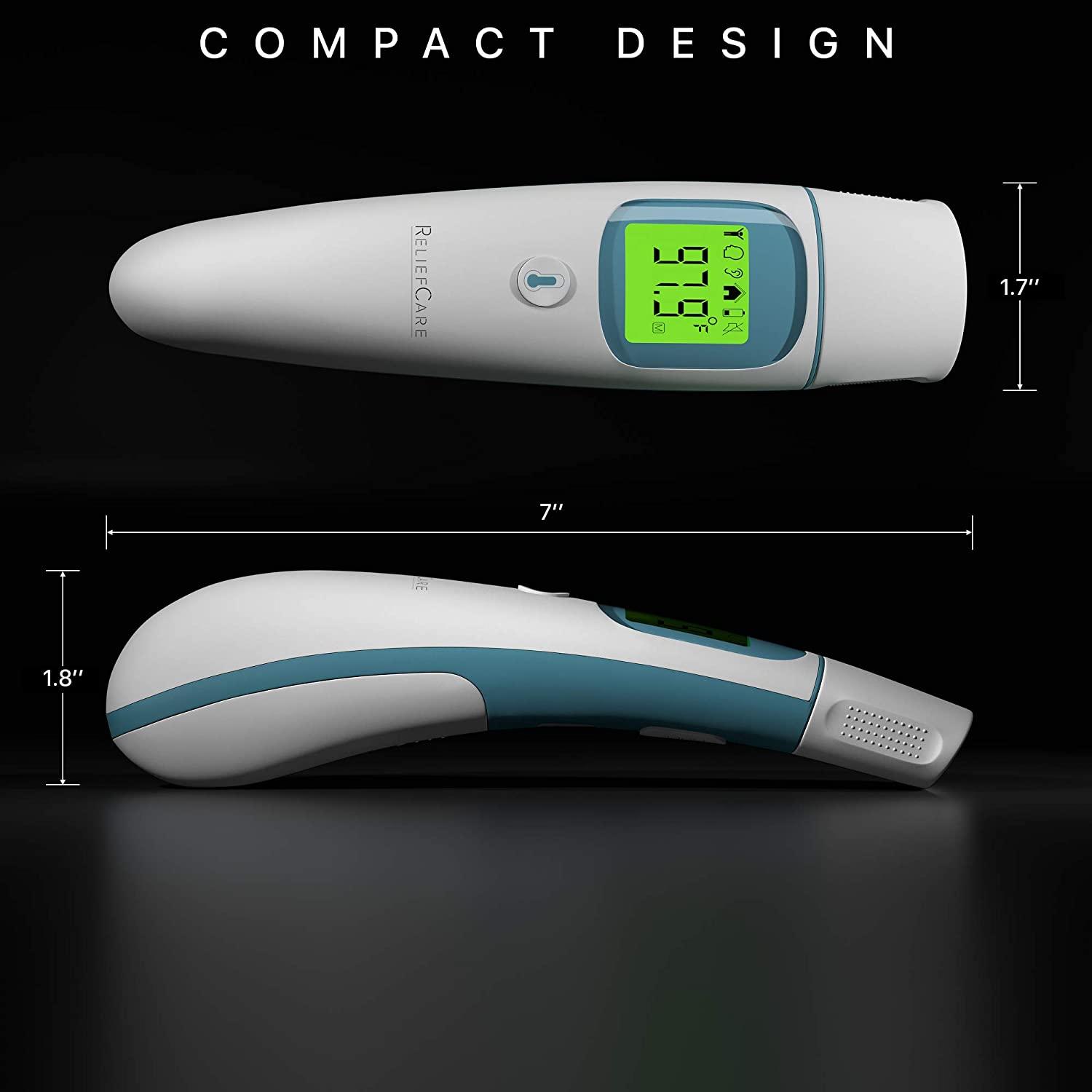 Digital Forehead and Ear Thermometer, Dual Mode, Infrared Thermometer