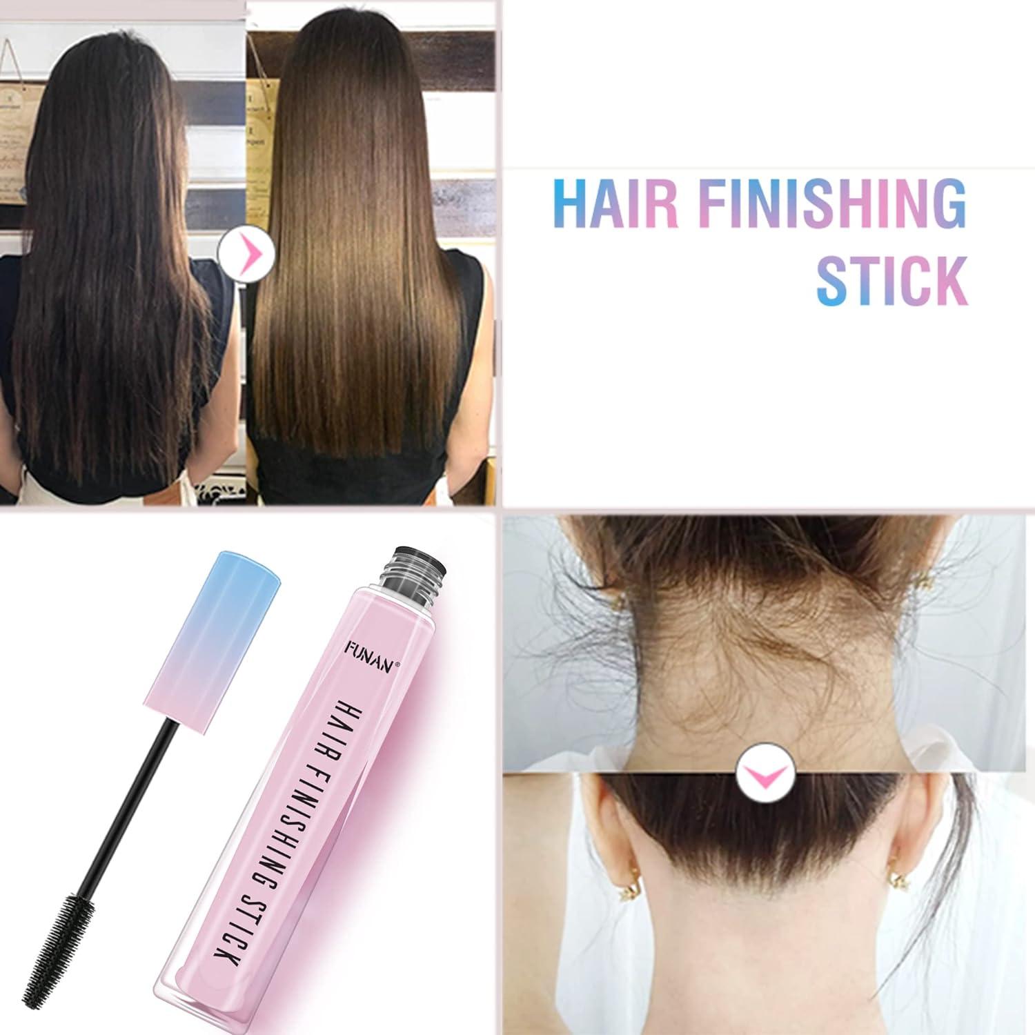 FUNAN Hair Finishing Stick 2 Pack Flyaway Feel Stick Hair Small Broken