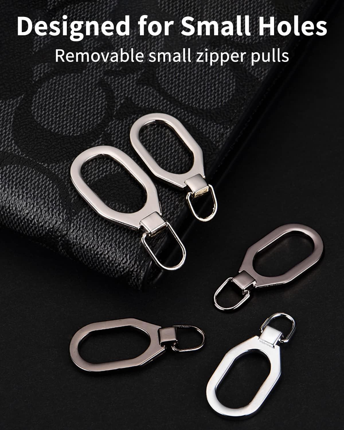 Zipper Pull Zipper Pull Replacement (32 Pack) Universal Replacement Zipper  Pull Kit Durable Zipper Tab Replacement Zipper Pulls for Backpacks Purses  Jackets Luggage Boots (4 Styles 4 Sizes) Universal Zipper Pull