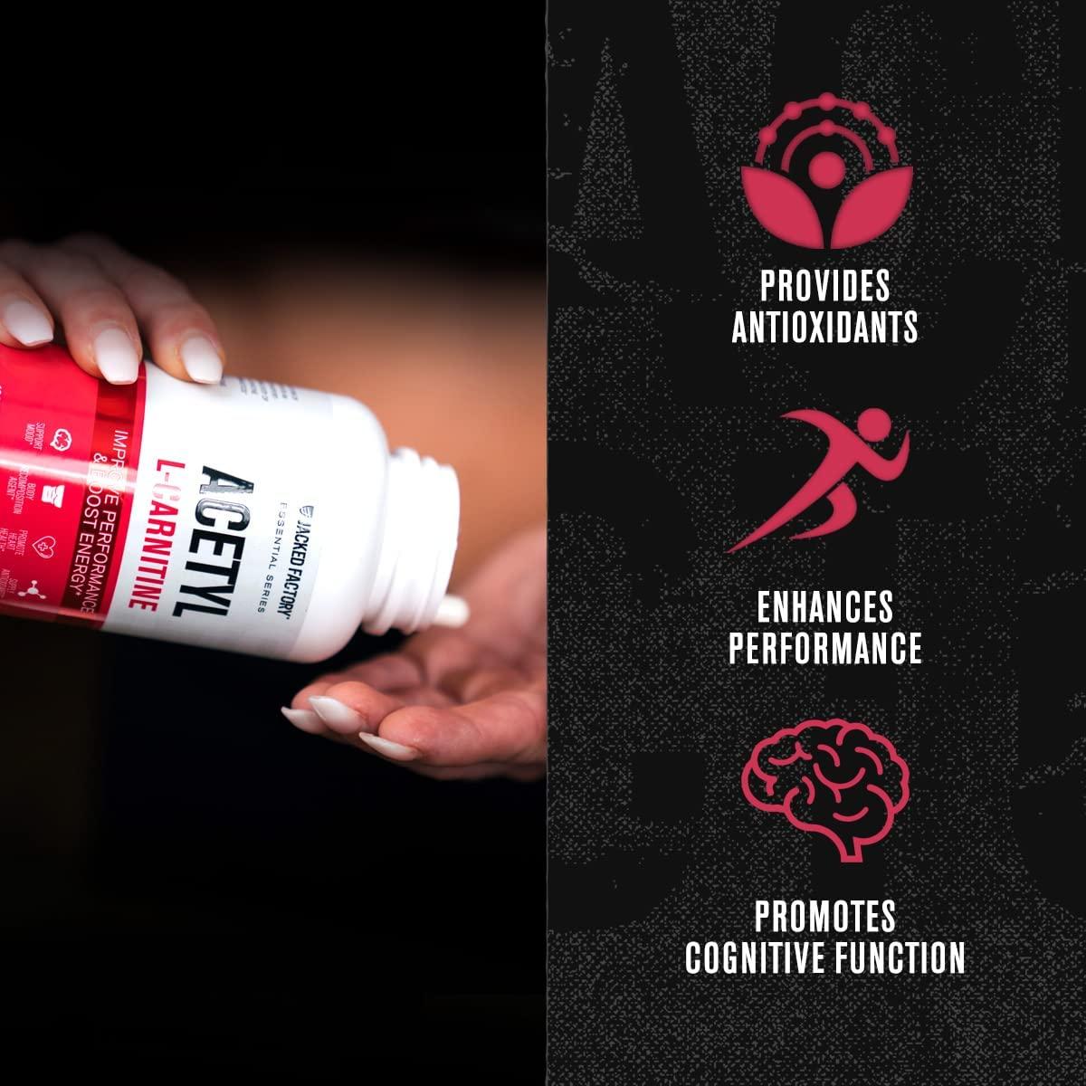 Acetyl L Carnitine 750mg Supplement for Energy, Body Recomposition & Memory  - 120 Non GMO Veggie Pills | Buy Now with Express International Delivery |  GoSupps.com