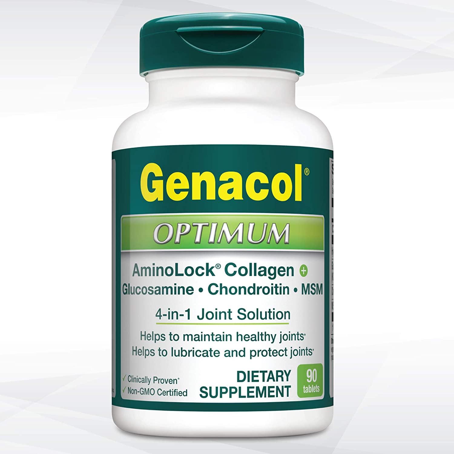Genacol Joint Support Supplement with Glucosamine, Chondroitin, MSM