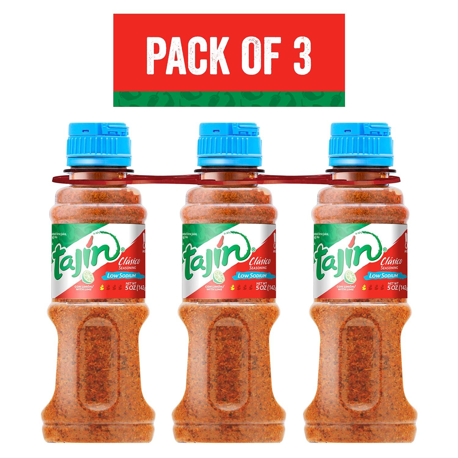 Tajin Low Sodium Fruit and Snack Seasoning Clasico (Pack of 2) - 5 oz5 oz