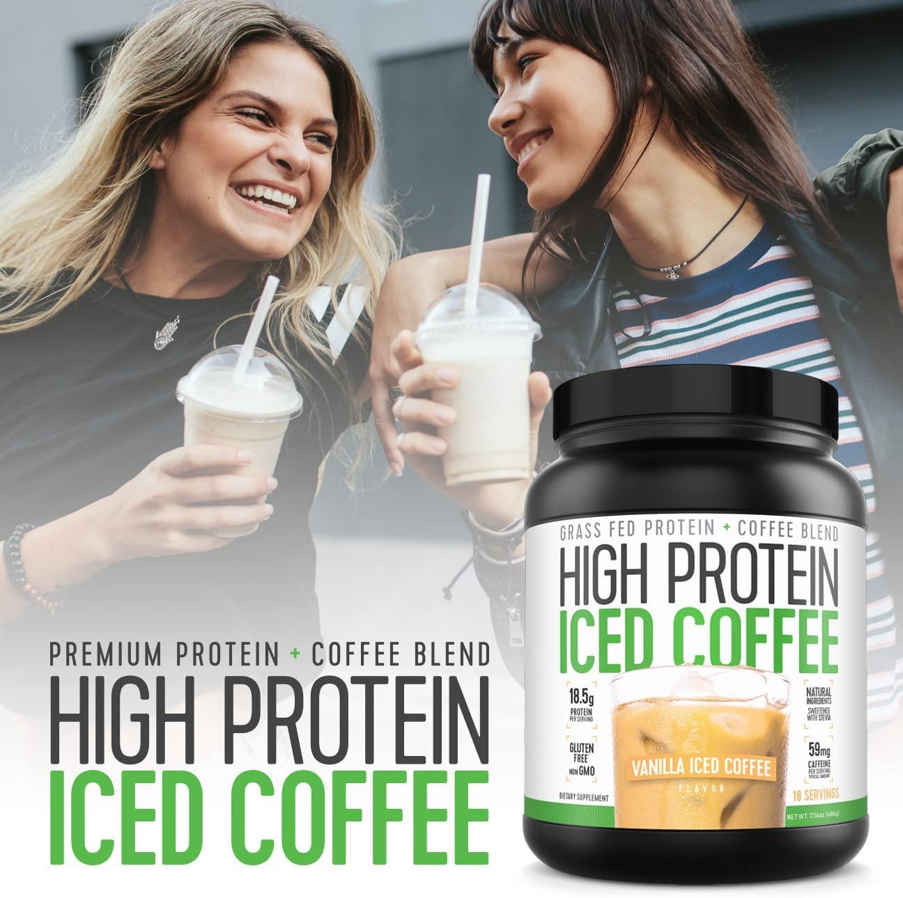 Protein Coffee Vanilla Latte High Protein, Keto Friendly, 18g Protein