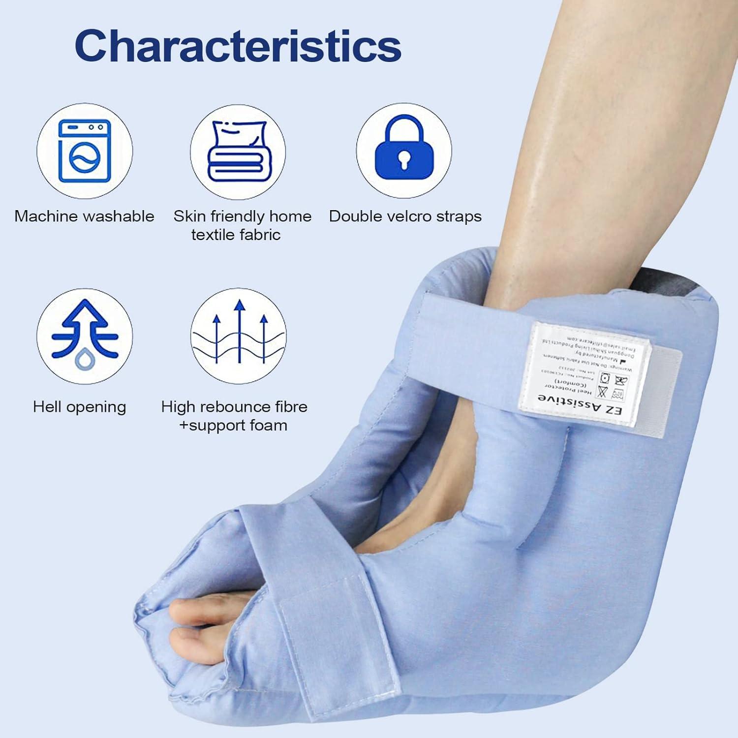 Heel Protectors For Pressure Sores - Foot Suppot Pillow, Heel Cushions Heel Pain Relief Bedsores Pressure Ulcers Decubitus Ulcers Bedridden Plantar Fasciiti - View #4