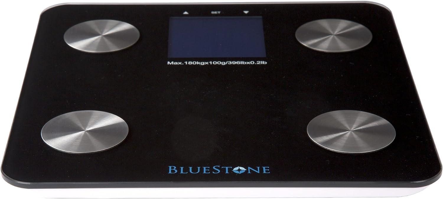 Bluestone Digital Large LCD Display Body Fat Scale in Black