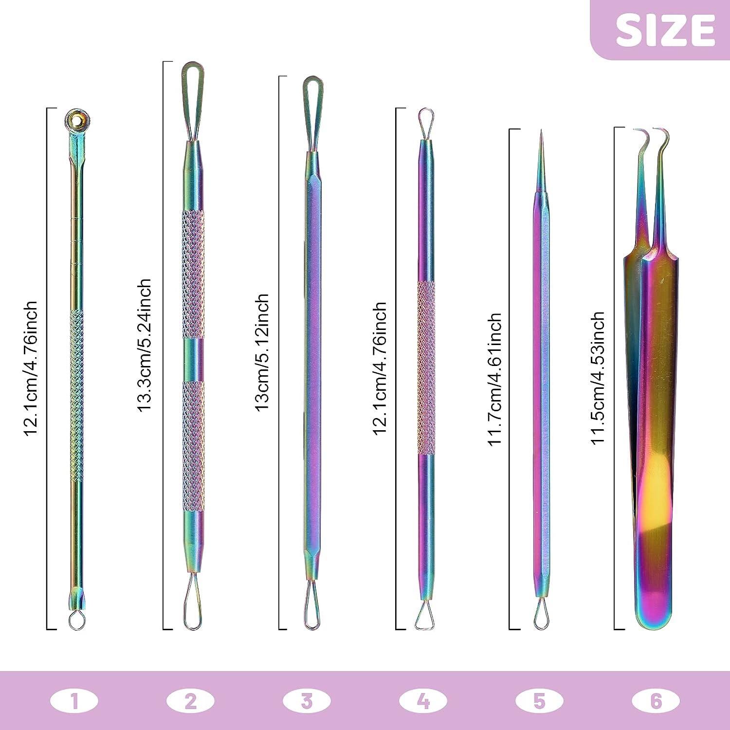 JPNK Blackhead Remover Tools Kit - 6 Stainless Steel Extractors with 10X  Blackhead Mirror | Buy Now with Express International Delivery | GoSupps.com