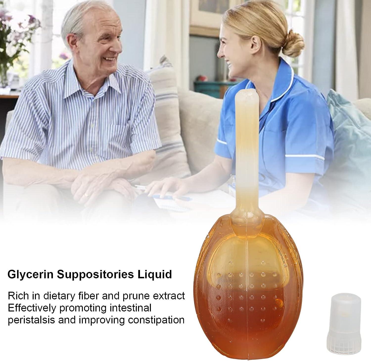 Yosoo 6 Pcs Glycerin Suppositories 7ml Improve Constipation Liquid