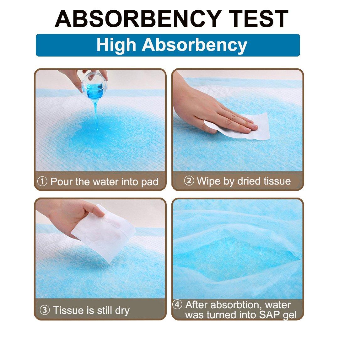 Extra Large 32x36 Inch Disposable Bed Incontinence Pads 20 Count