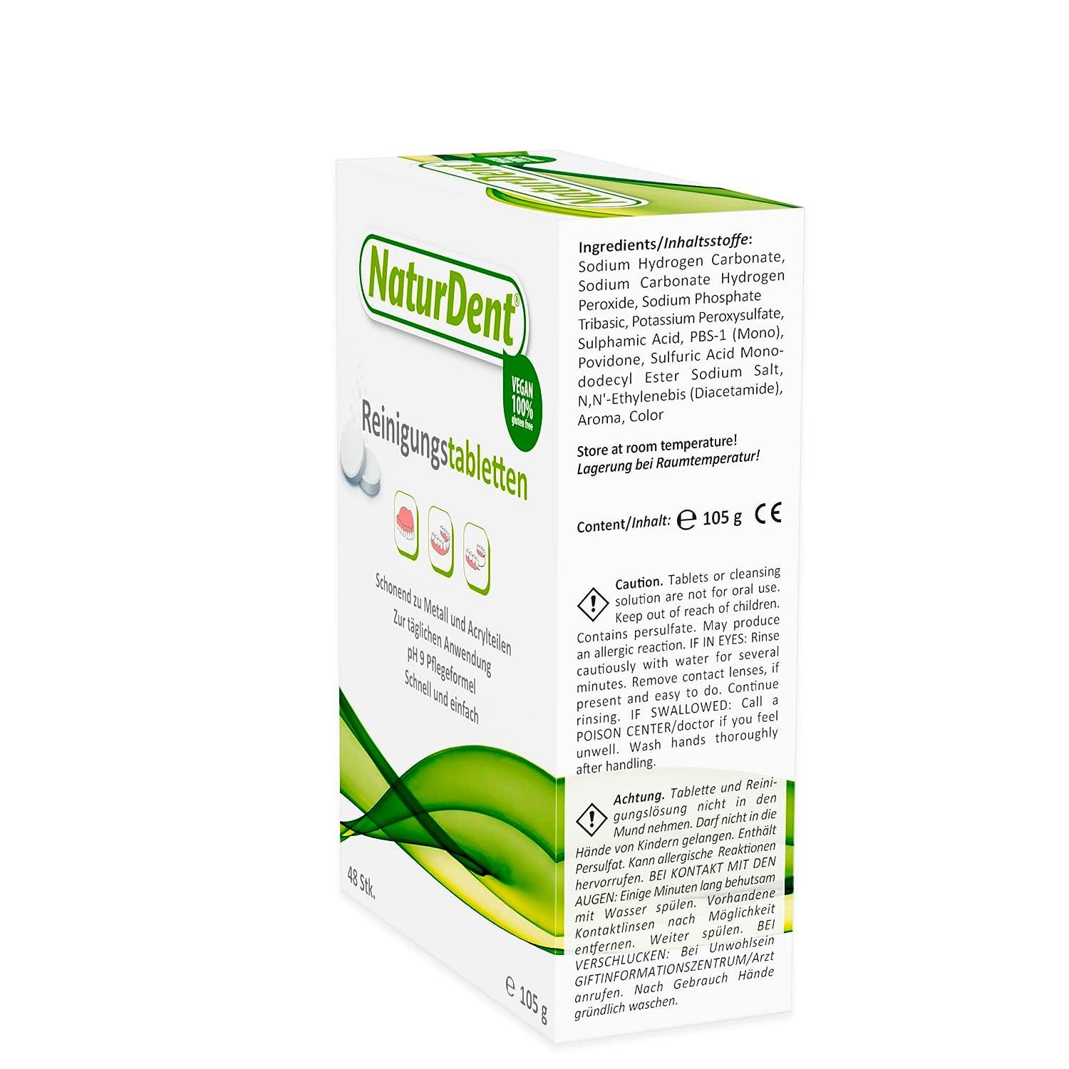 NaturDent Denture Adhesive Cream Strong Hold, Zinc and ParabenFree