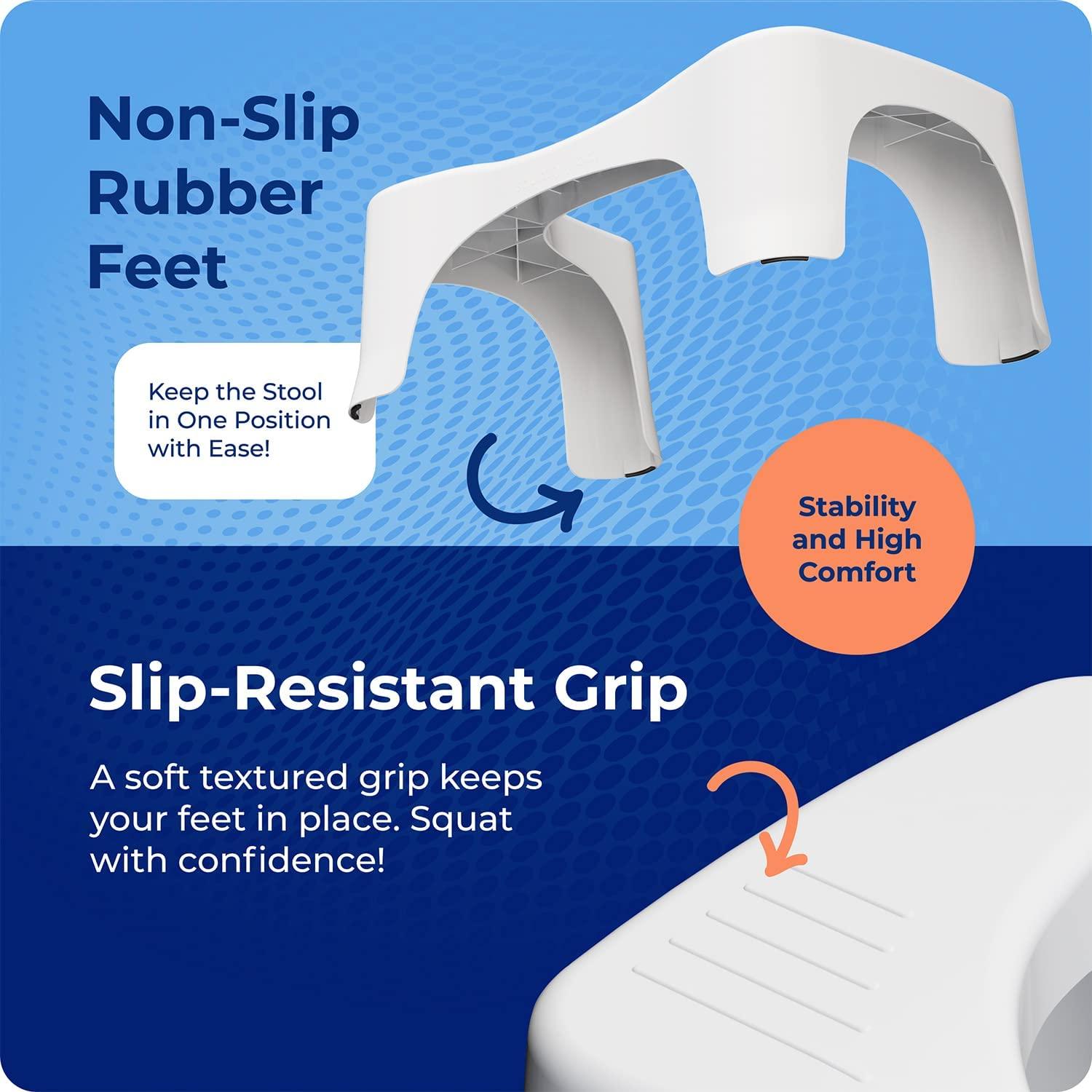 Squatty Potty Simple Toilet Stool White 7"