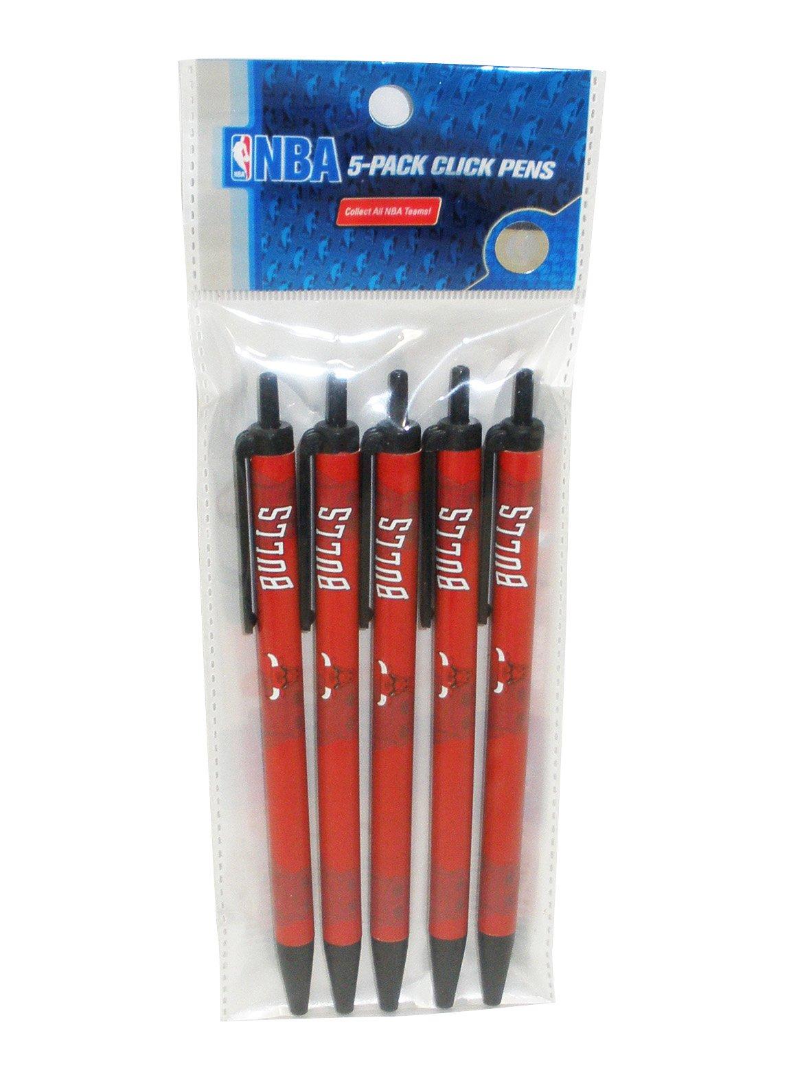 NBA Disposable Click Pens Chicago Bulls