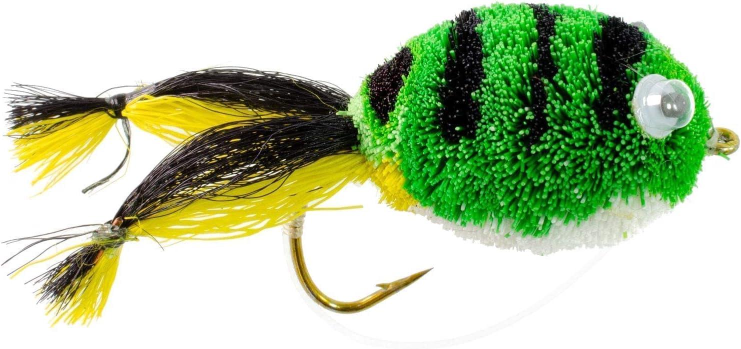 The Fly Fishing Place Bass Bug Collection - Set of 12 Bass Fly