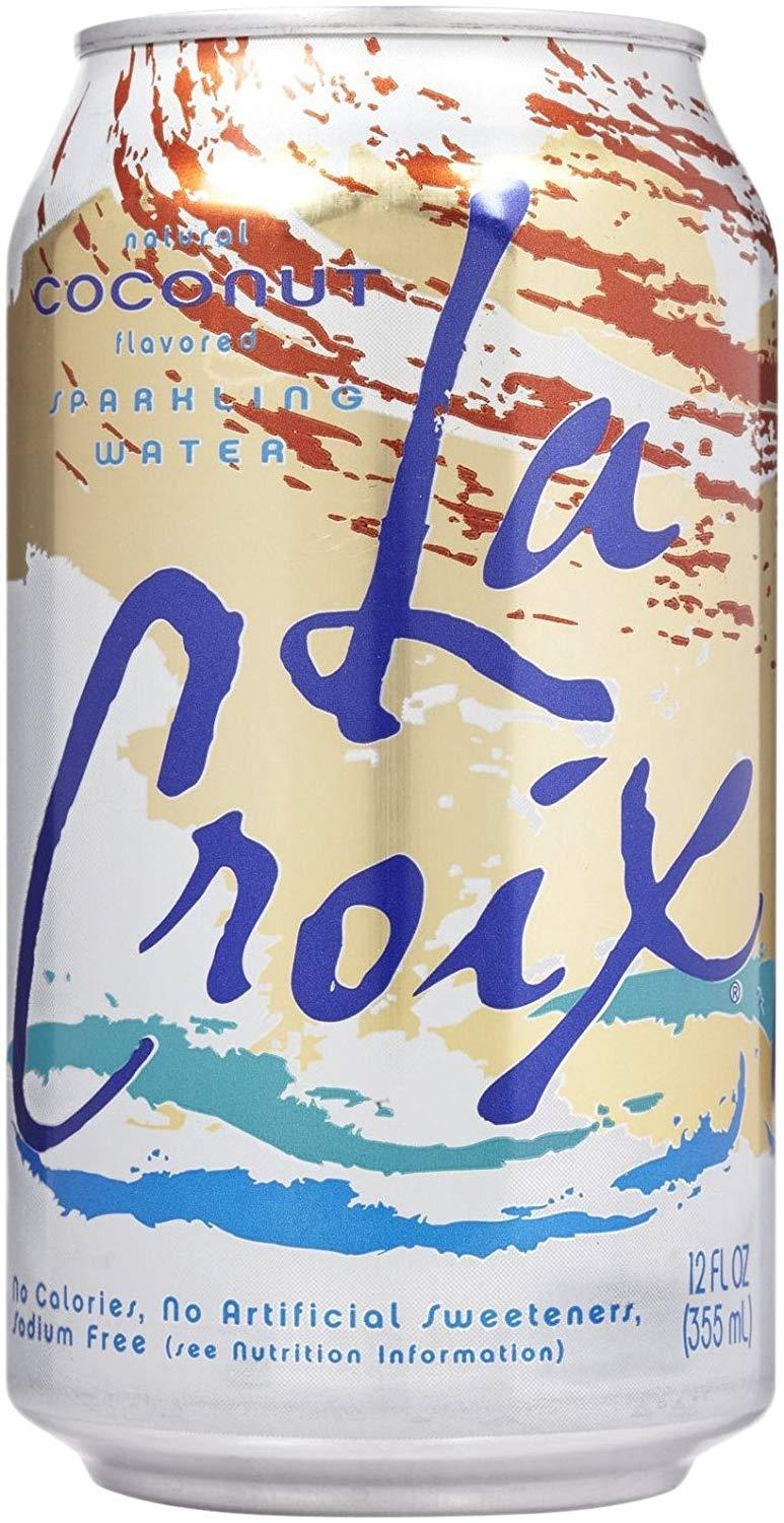 La Croix Coconut Naturally Essenced Flavored Sparkling Water, 12 oz Can