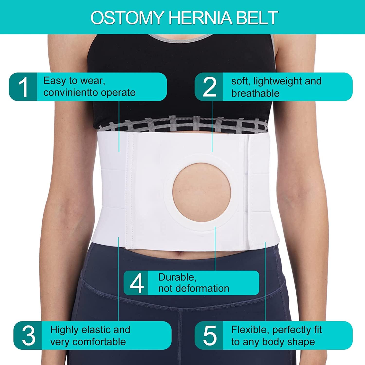 Medical Ostomy Belt Ostomy Hernia Support Belt Abdominal Binder Brace ...