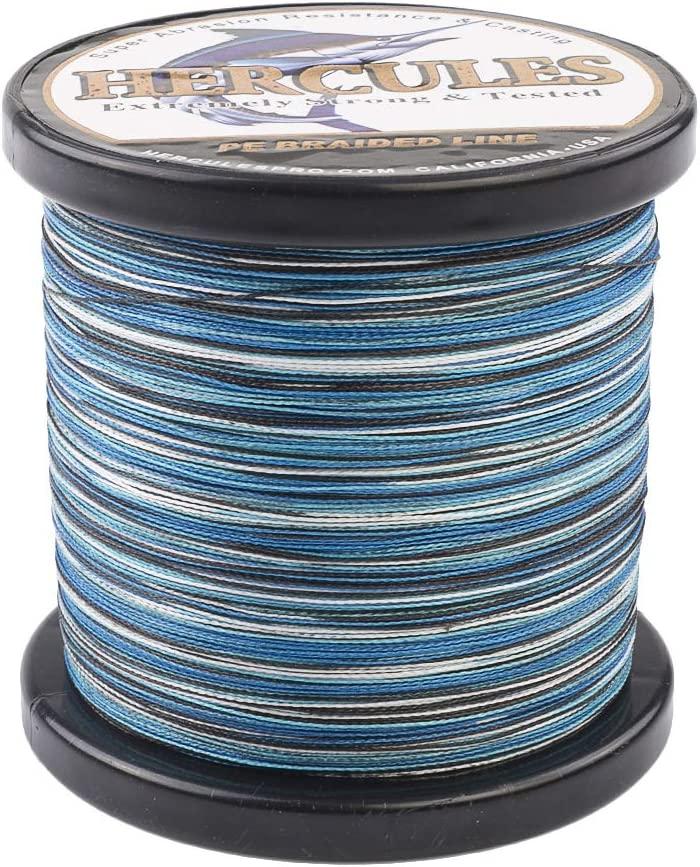 HERCULES Super Strong Braided Fishing Line - Salt-Water, 6-100LB Test,  High-Grade Blue Camo, 100-1000M - 0.08-0.55MM | Buy Now with Express  International Delivery | GoSupps.com