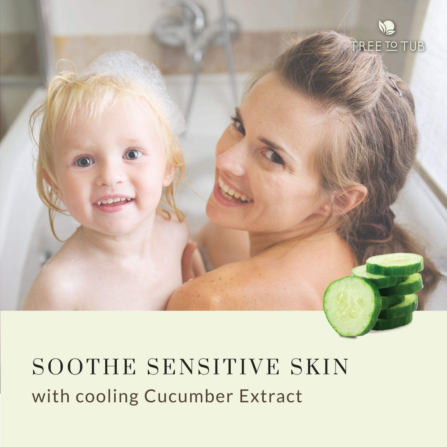 Tree To Tub Peppermint Body Wash for Sensitive Skin & Dry Skin pH