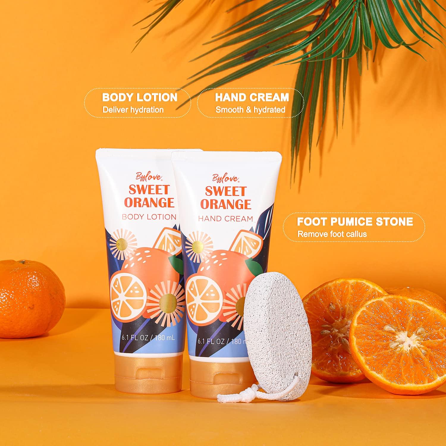 Gift Baskets for Women, Gift Set for WomenBFFLOVE Sweet Orange Spa