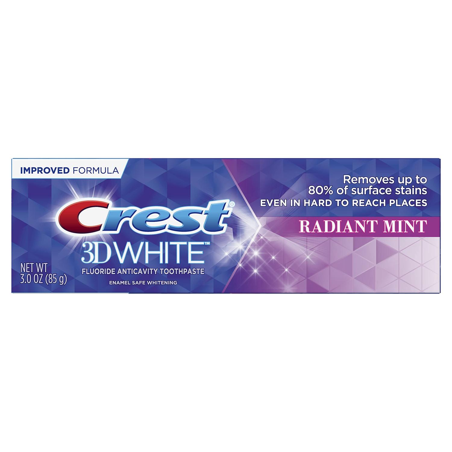 Crest 3D White Radiant Mint Toothpaste - 3oz | Buy Now with Express ...