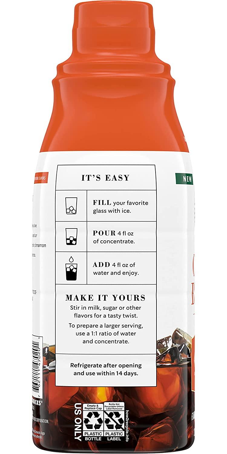 Starbucks Cold Brew Concentrate Multi Serve 32oz Pumpkin Spice