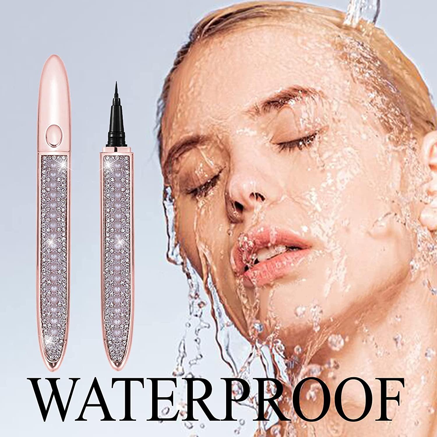 Eyelash Glue Pen Waterproof Lash Glue Super Strong and Long Lasting Lash Glue Pen Eyelash