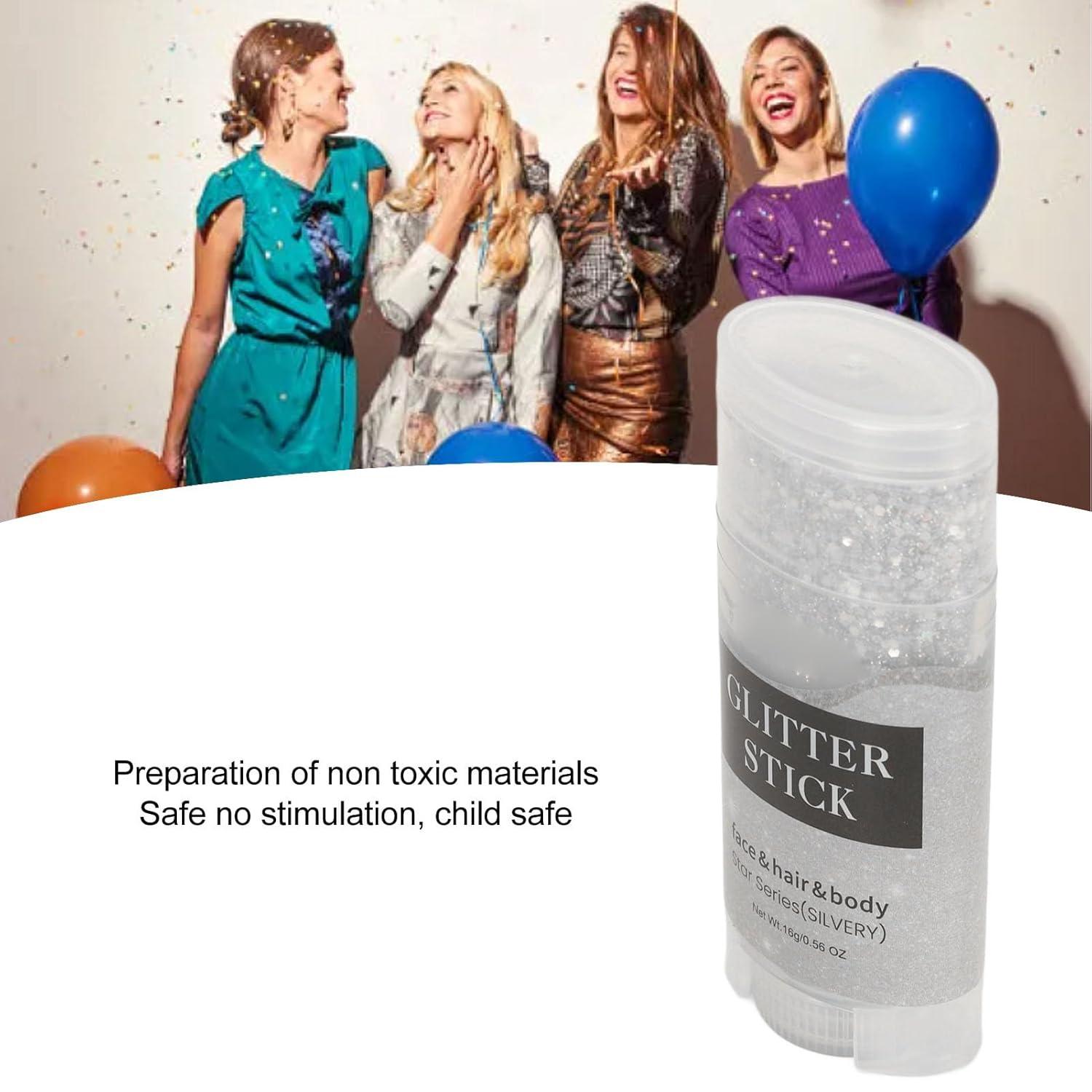 Buy Silver Glitter Stick Gel - Versatile Long Lasting Body Glitter for  Parties | Easy to Clean - International Shipping Available | Buy Now with  Express International Delivery | GoSupps.com