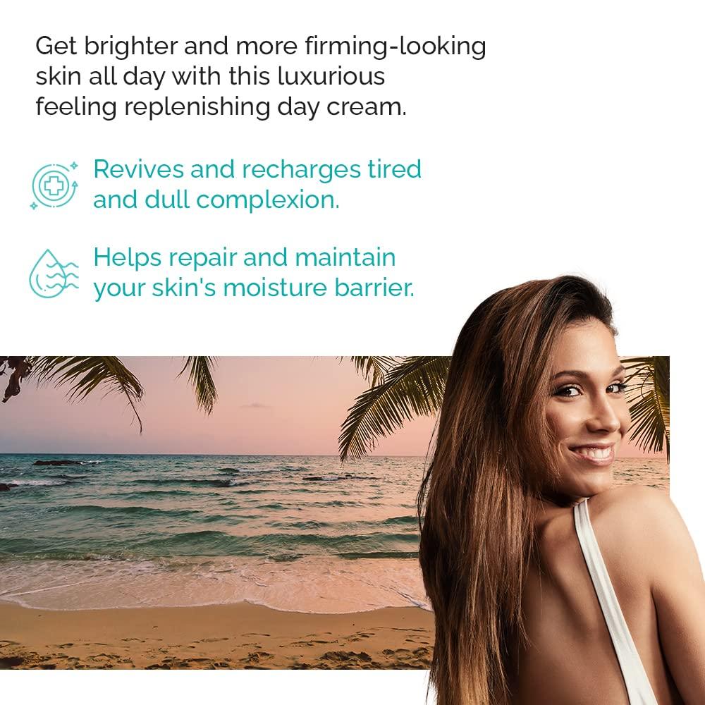 VITAMINS AND SEA BEAUTY Sea Mineral and Peptides Day Cream AntiAging Firming Face Moisturizer