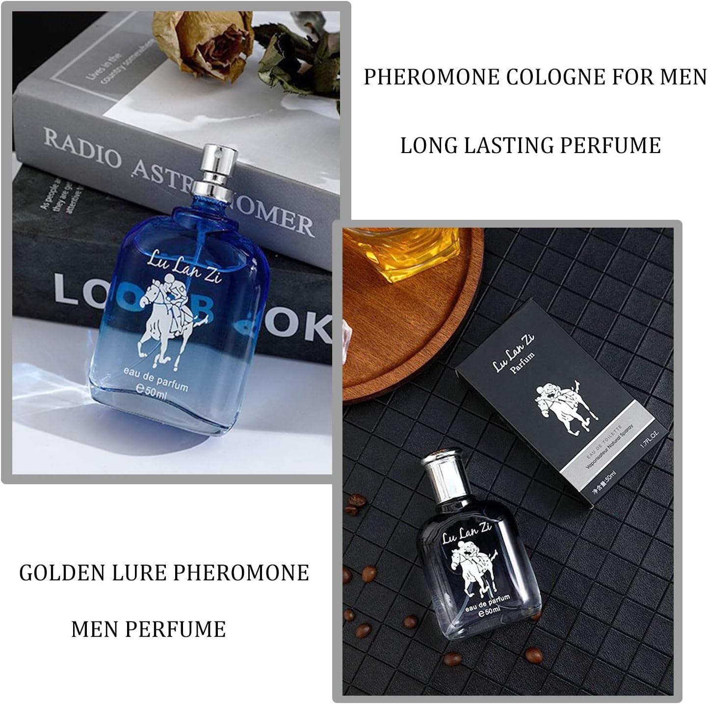 HAGUAN Pheromone Cologne for Men, Golden Lure Pheromone Perfume