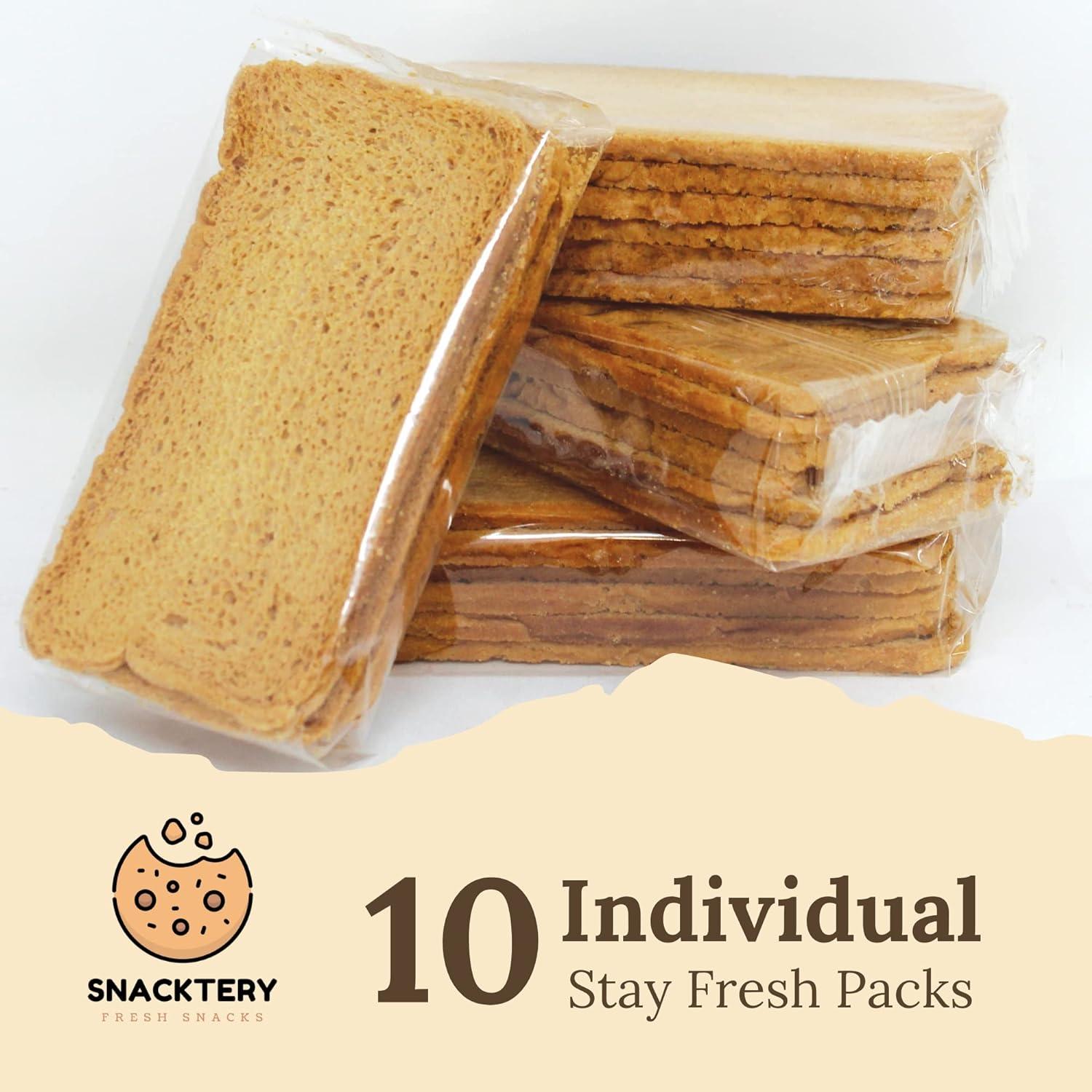 Snacktery Original Melba Toast Crackers All Natural Thin and Crispy