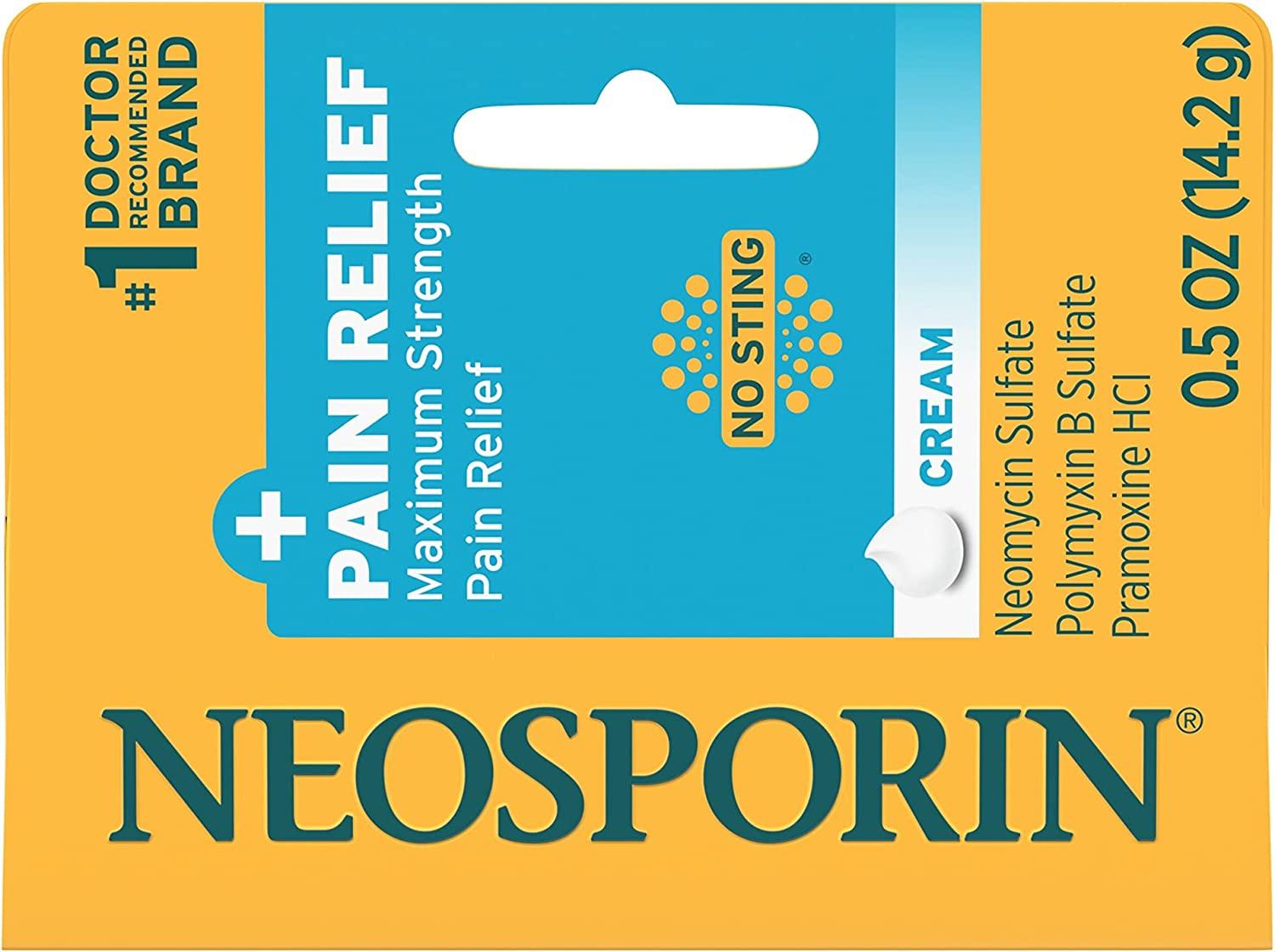Neosporin + MaximumStrength Pain Relief Dual Action Antibiotic