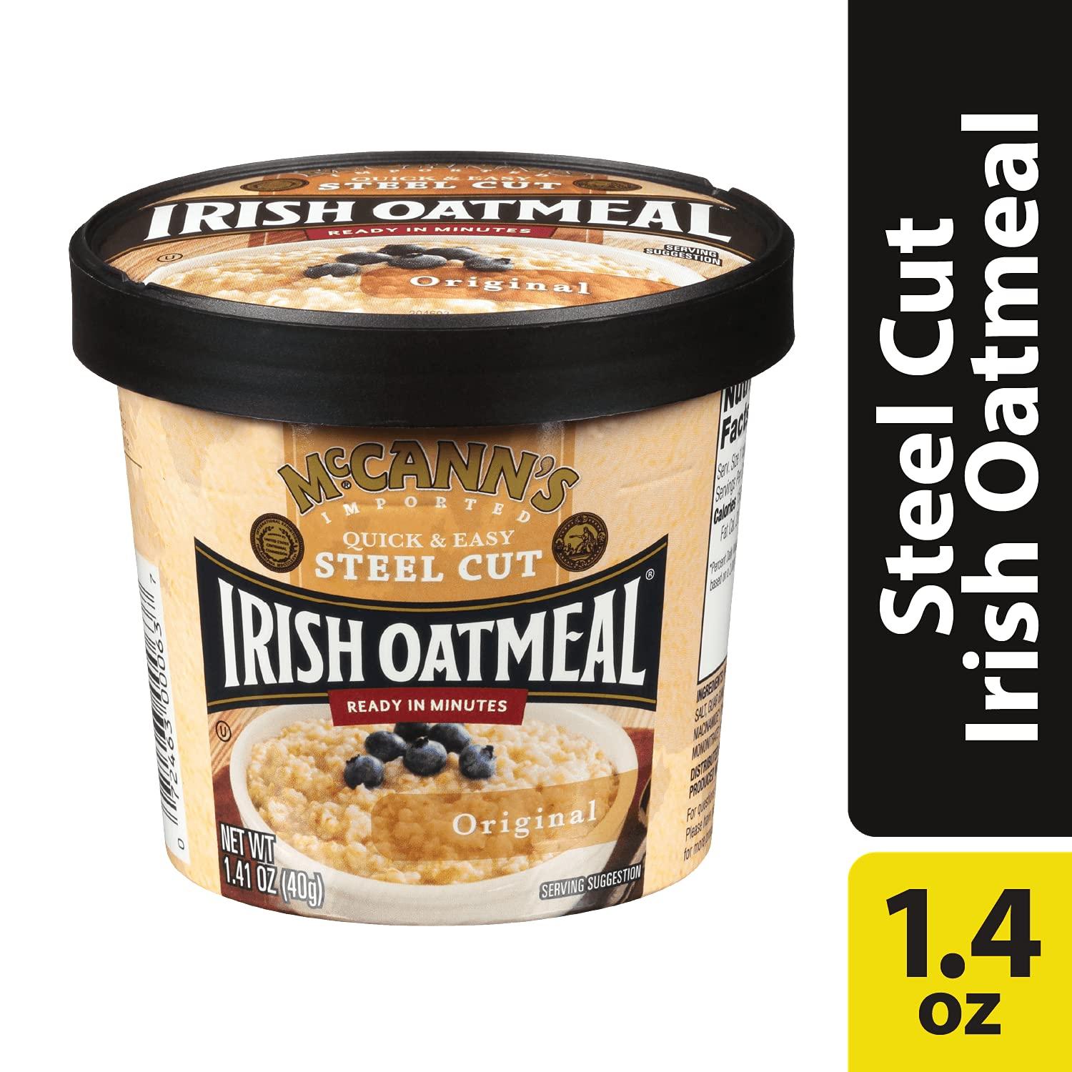 McCann's Instant Oatmeal Cup, Original, 1.4 Ounce (Pack of 12)