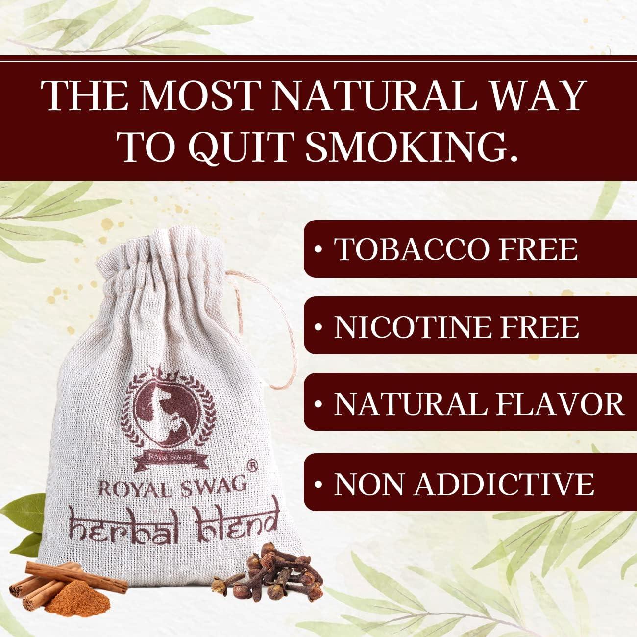 ROYAL SWAG Herbal Smoking Blend 100 Tobacco & Nicotine Free 30g (1