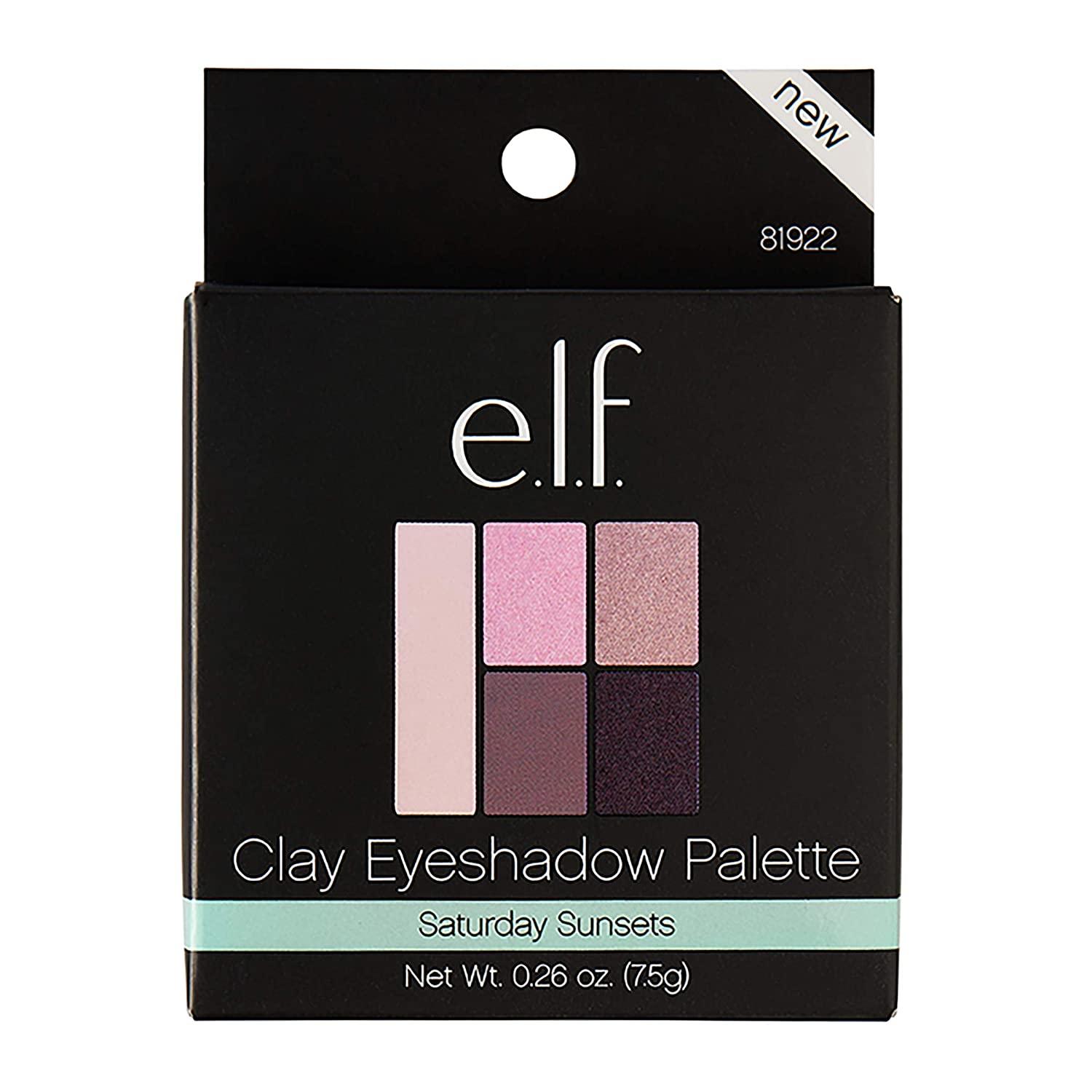 E.L.F. Clay Eyeshadow Palette Saturday Sunsets 0.26 oz (7.5 g )