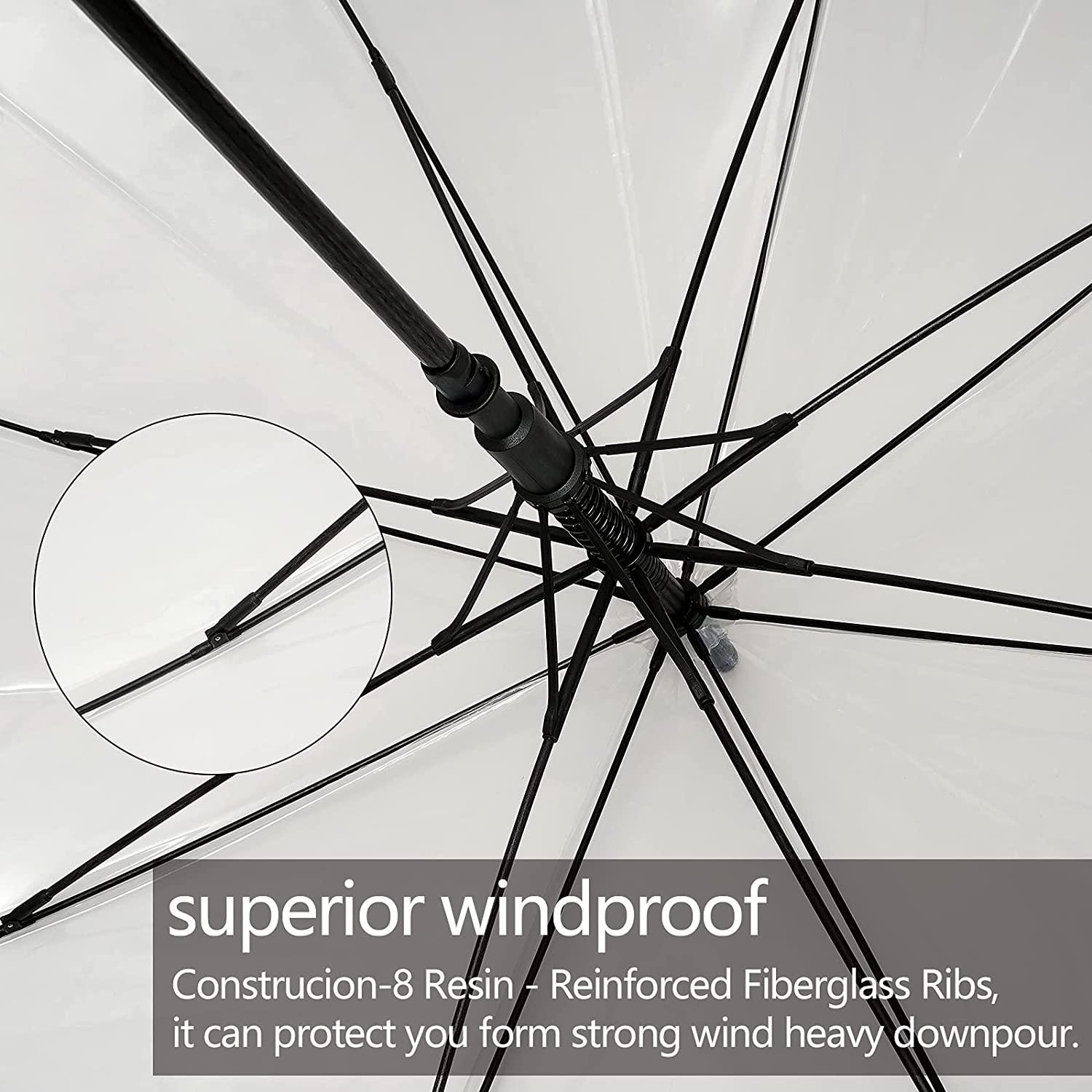 BAGAIL Golf Umbrella 62 Inch Large Double Canopy Vented, Automatic