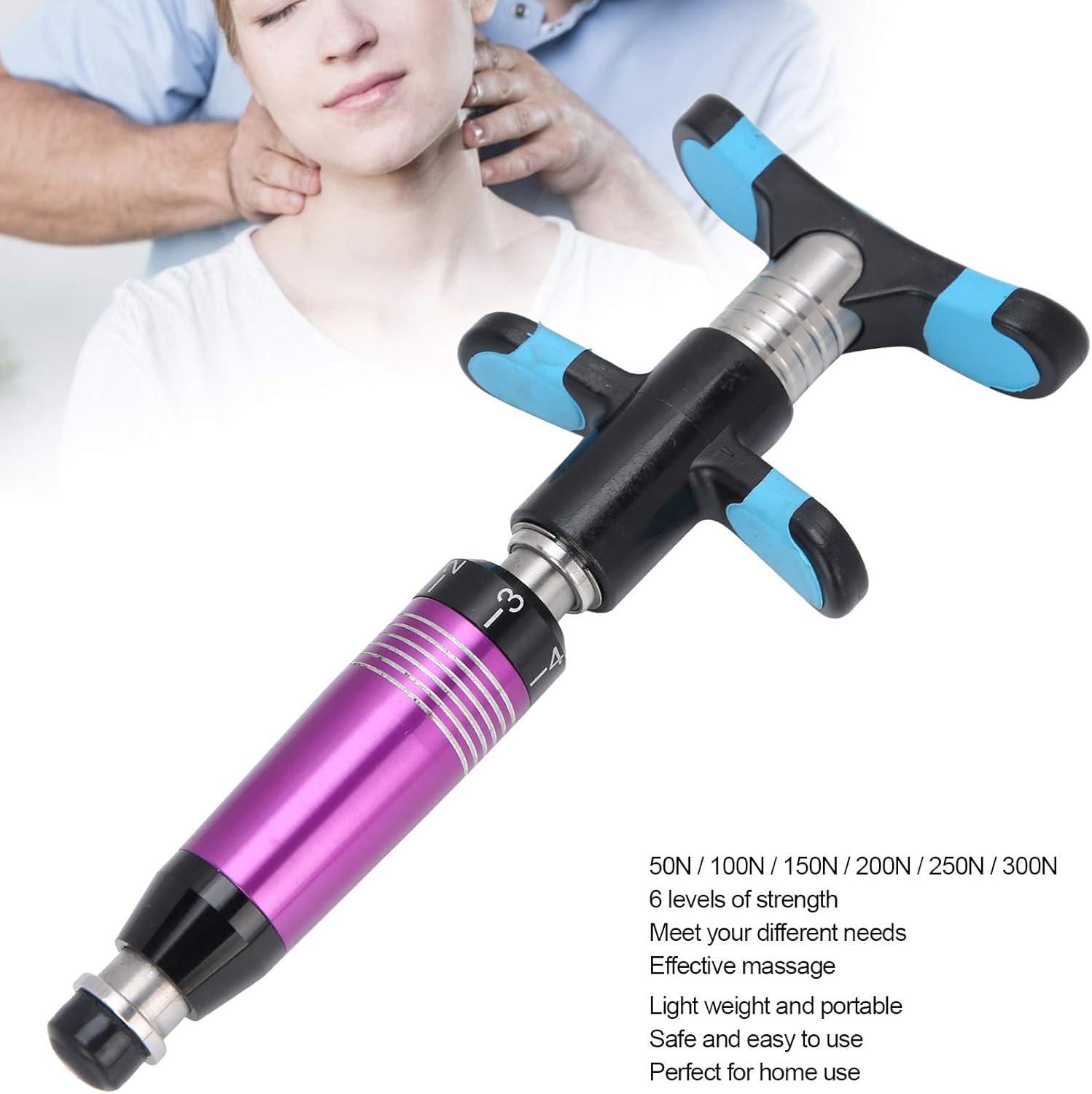 6-Stage Chiropractic Adjustment Tool | Portable Spinal Activator for ...