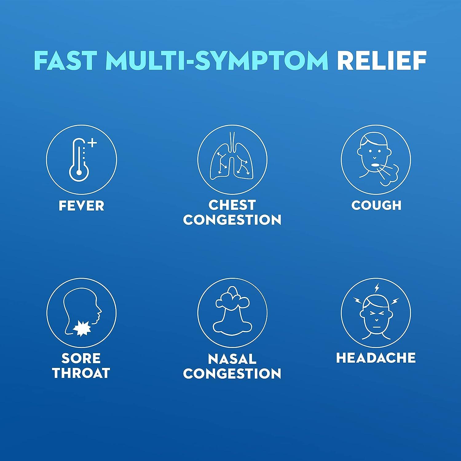 Maximum Strength Mucinex FastMax Cold Flu & Sore Throat Liquid Gels