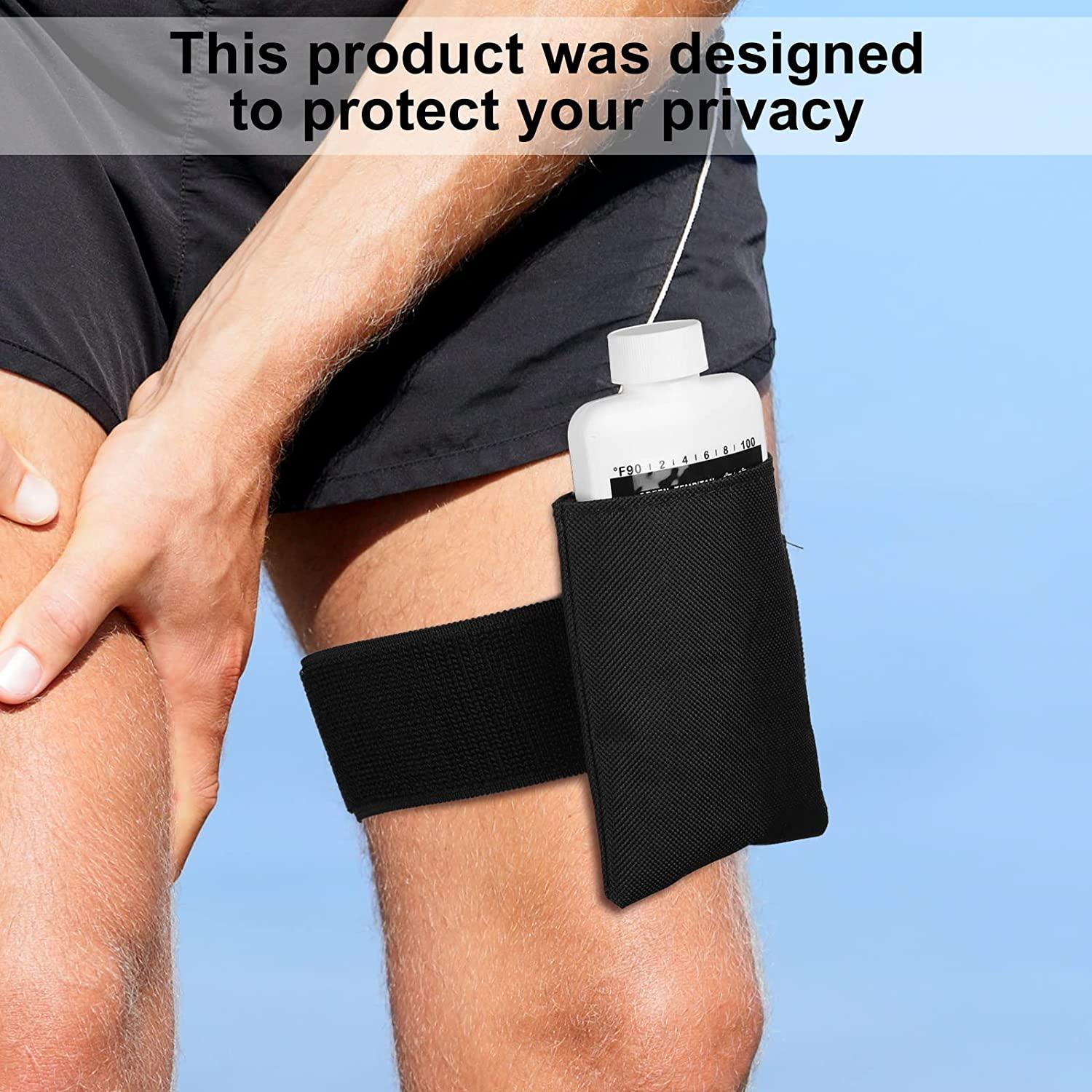 14 Pcs Urine Test Complete Kit 2 Portable Empty Bottles 10 Adhesive