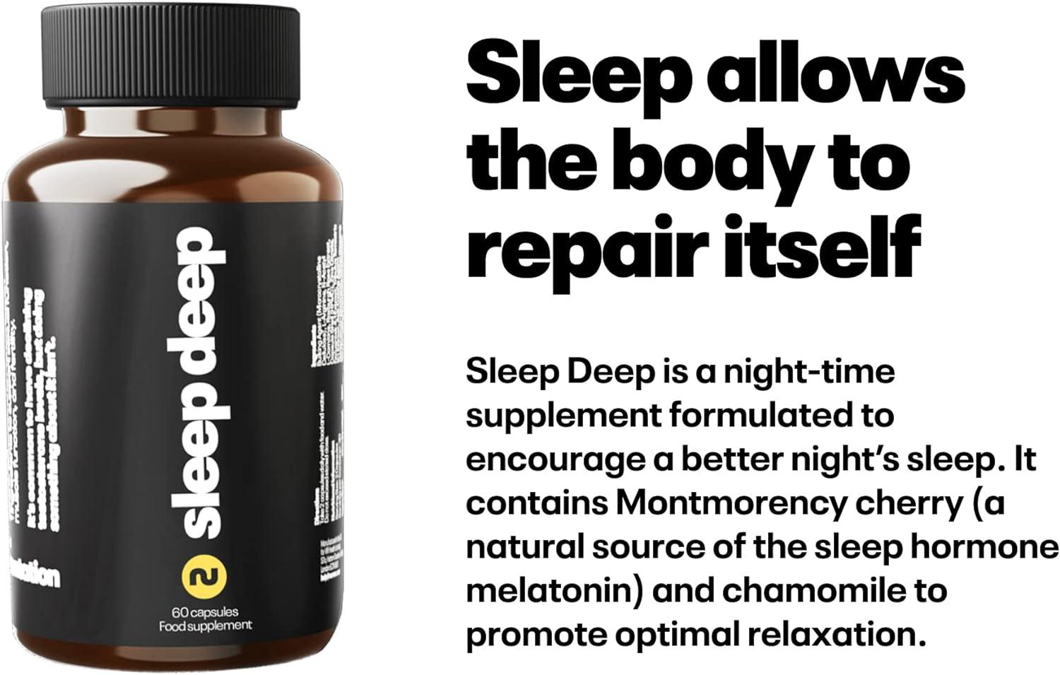 Numan Sleep Deep 60 Vegan Capsules with Natural Melatonin Sources 5