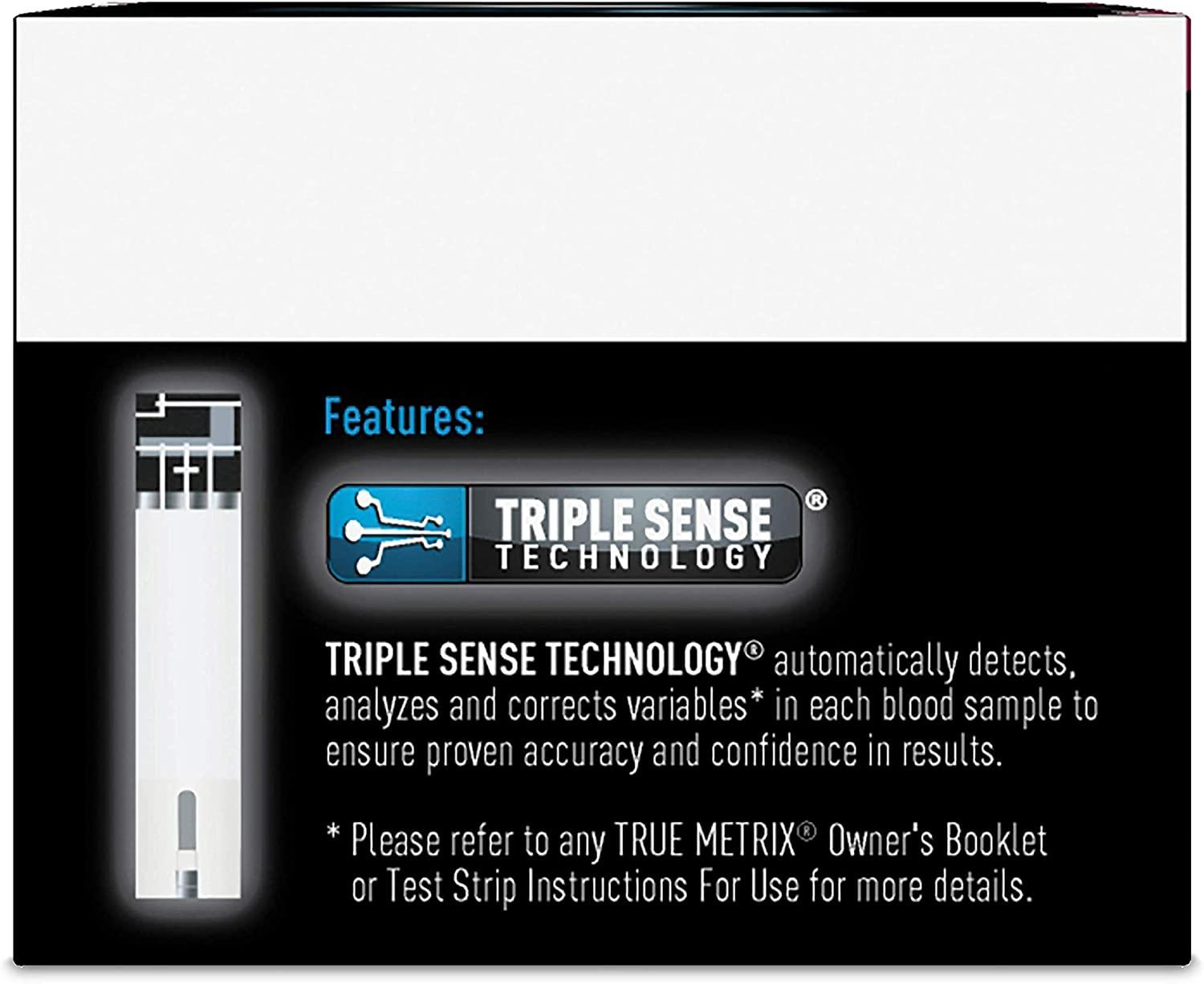 100ct TRUE METRIX® NFRS Test Strips + 100ct TRUEplus® 30g Lancets 200