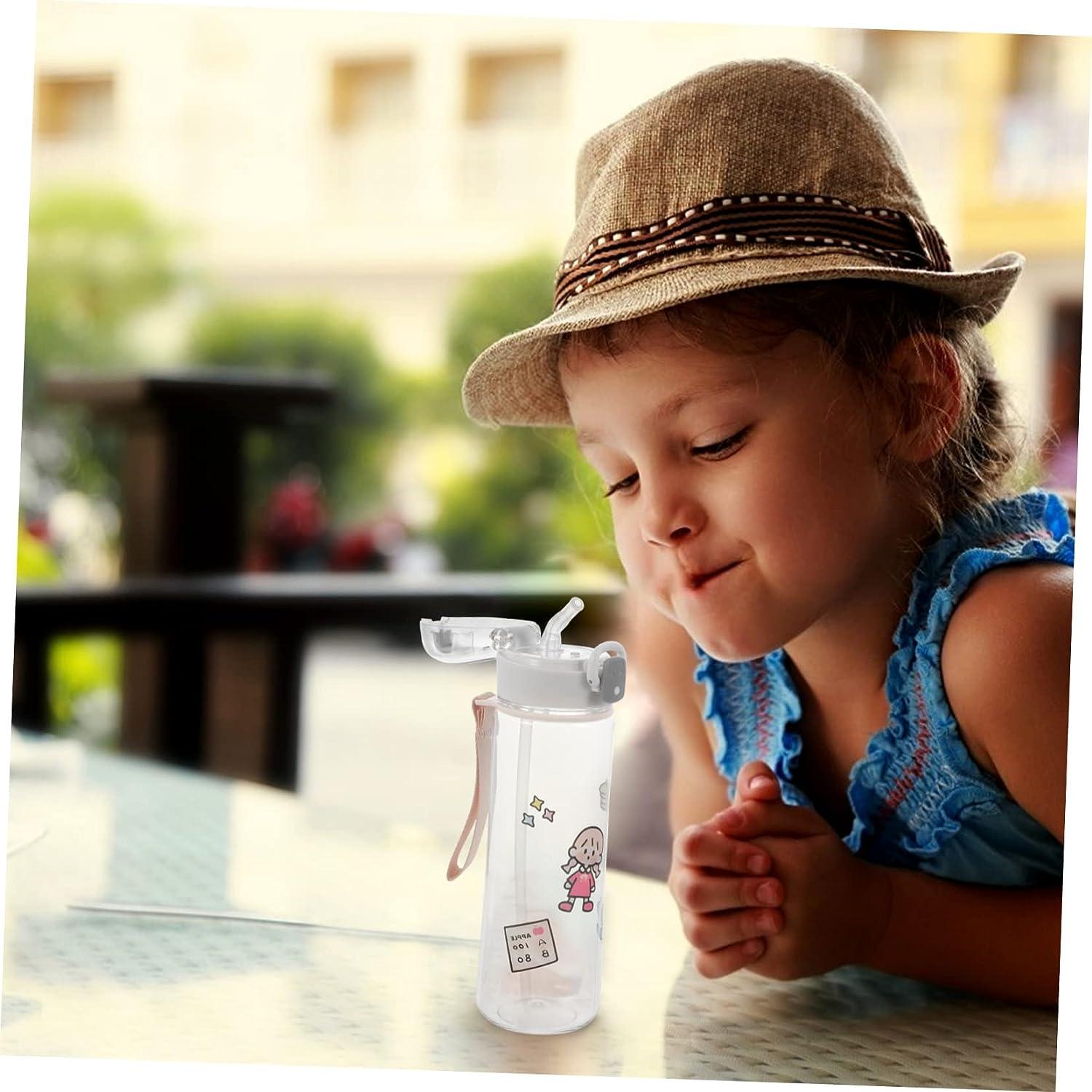 BESPORTBLE 1pc Kettle Baby Water Bottle Straw Water Bottle Baby Straw Cup  Plastic Straw Cup Cartoon Pattern Cup Sippy Cup Coffee Cup White Portable  Plastic Baby Toddler Water Cup Water Bottle 22X6.5CM