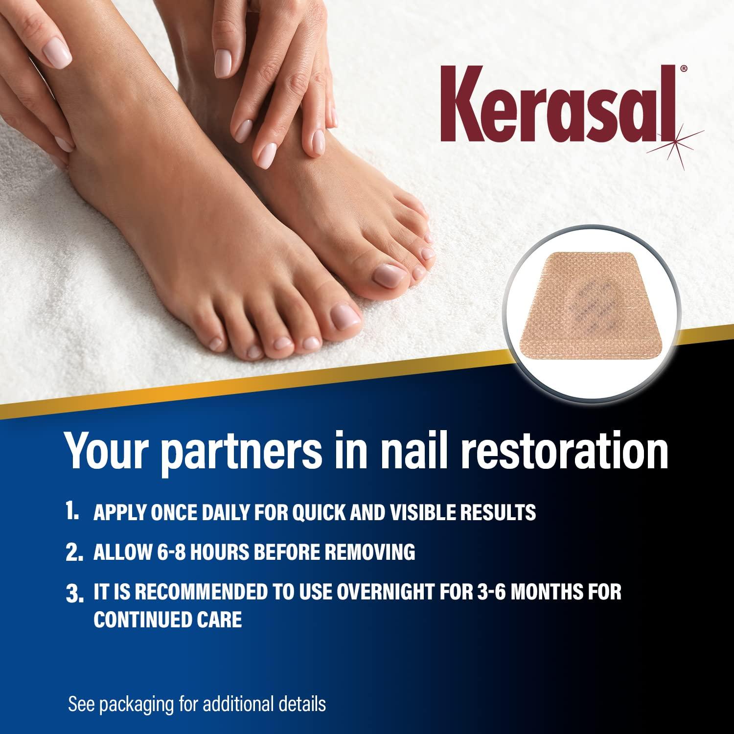 Kerasal Fungal Nail Renewal Nighttime Nail Patches, Restores Appearance