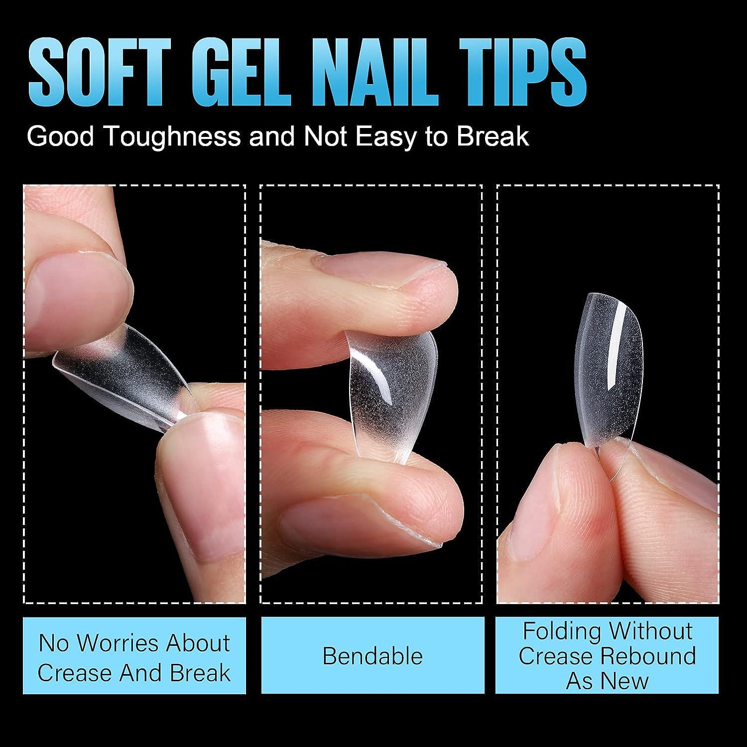 TOMICCA Medium Coffin Nail Tips, 504Pcs Half Matte Gel x Nail, 12 Sizes Nail  Extension Tips Set, Full Cover Pre Shaped Fake Nails for Beginner and  Professional DIY Nail Salon - Yahoo Shopping