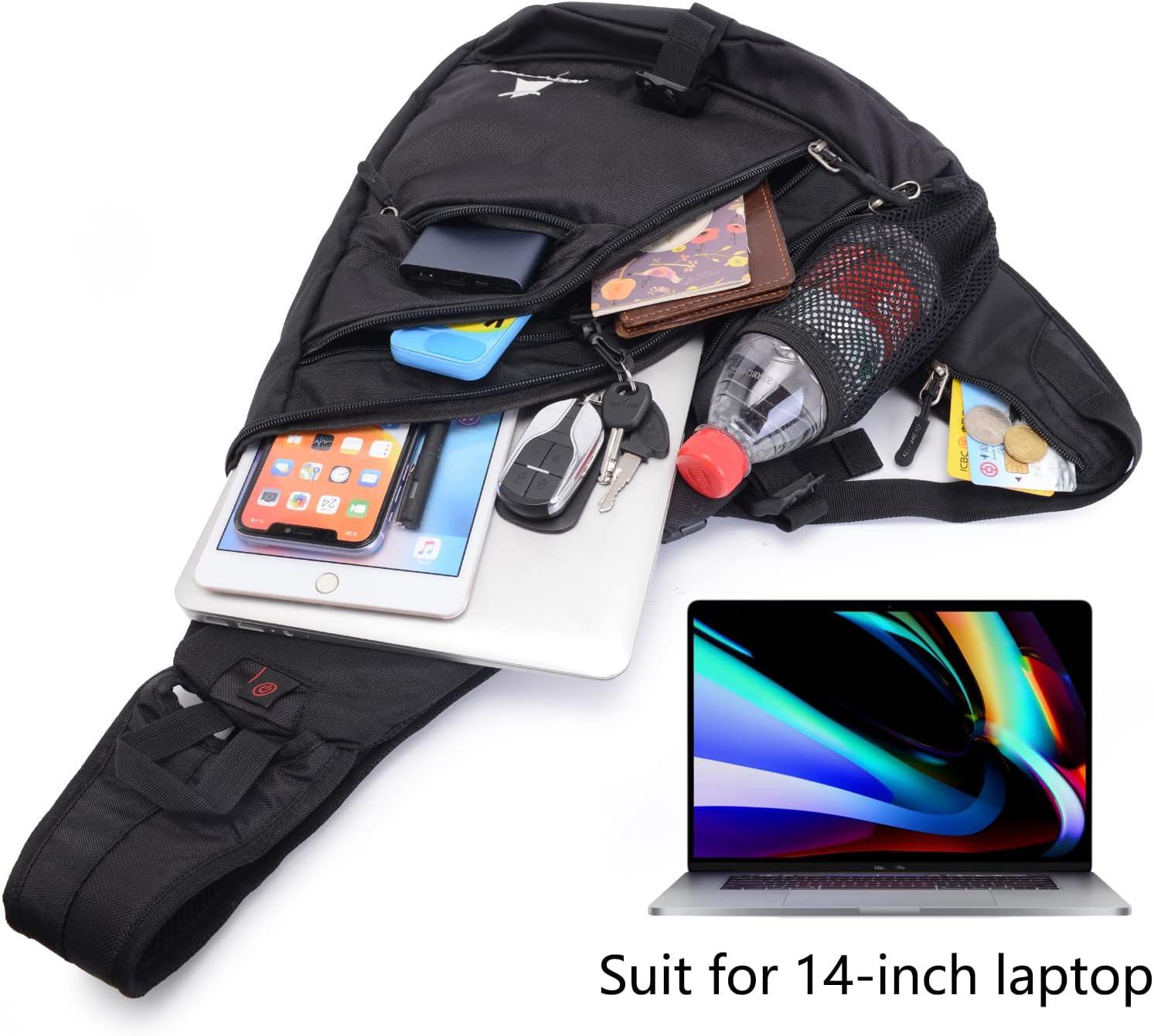 JSding Waterproof Triangular Backpack - Large Capacity 14 Laptop Shoulder Bag for Men & Women | Ideal for Sports Leisure & Hiking - Black | Buy Now with Express International Delivery | GoSupps.com JSding Waterproof Triangular Backpack - Large Capacity 14 Laptop Shoulder Bag for Men & Women | Ideal for Sports Leisure & Hiking - Black | Buy Now with Express International Delivery | GoSupps.com